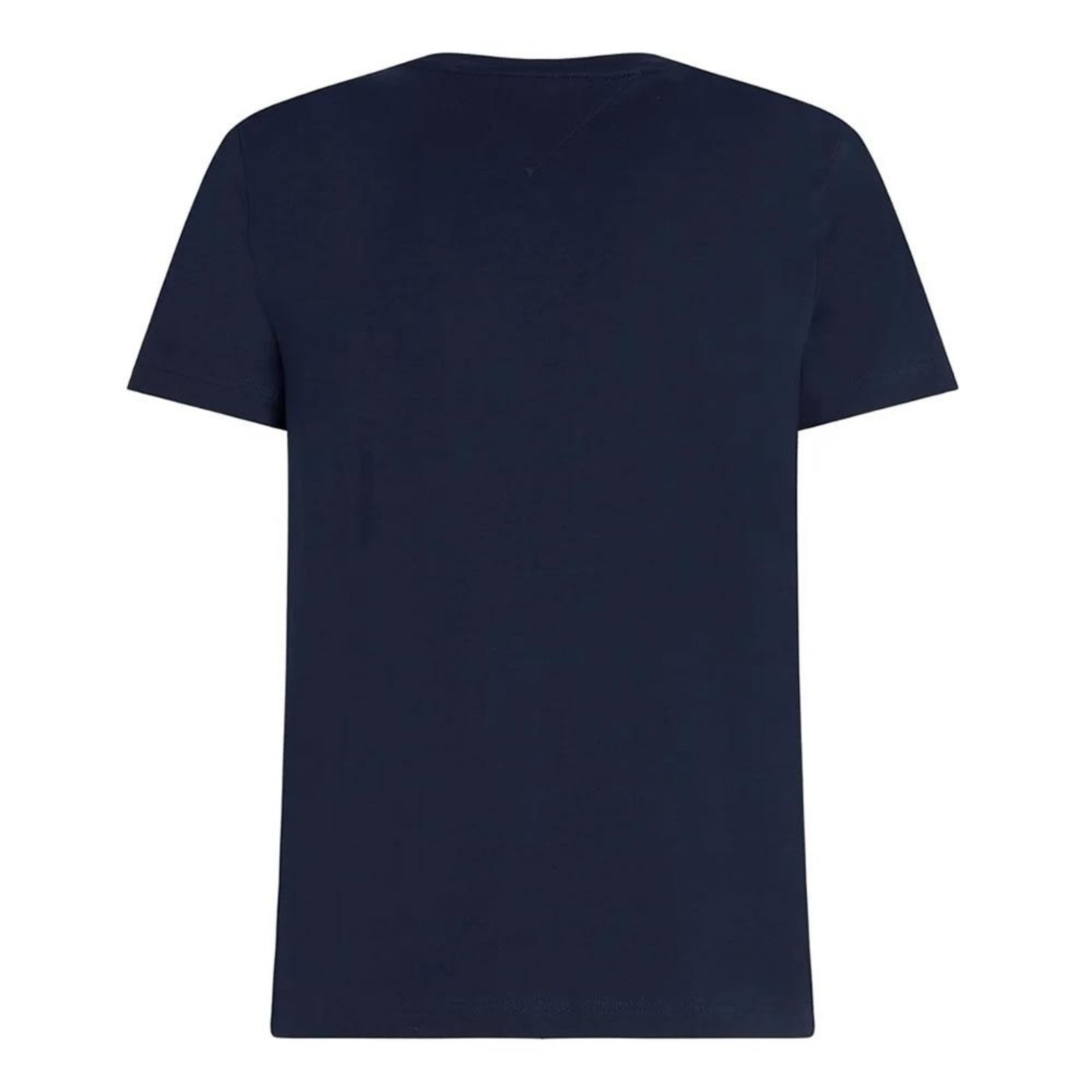 Vista 3 Camiseta Tommy Hilfiger Stretch Slim Fit Masculina Azul azul marinho Tommy Hilfiger azul marinho