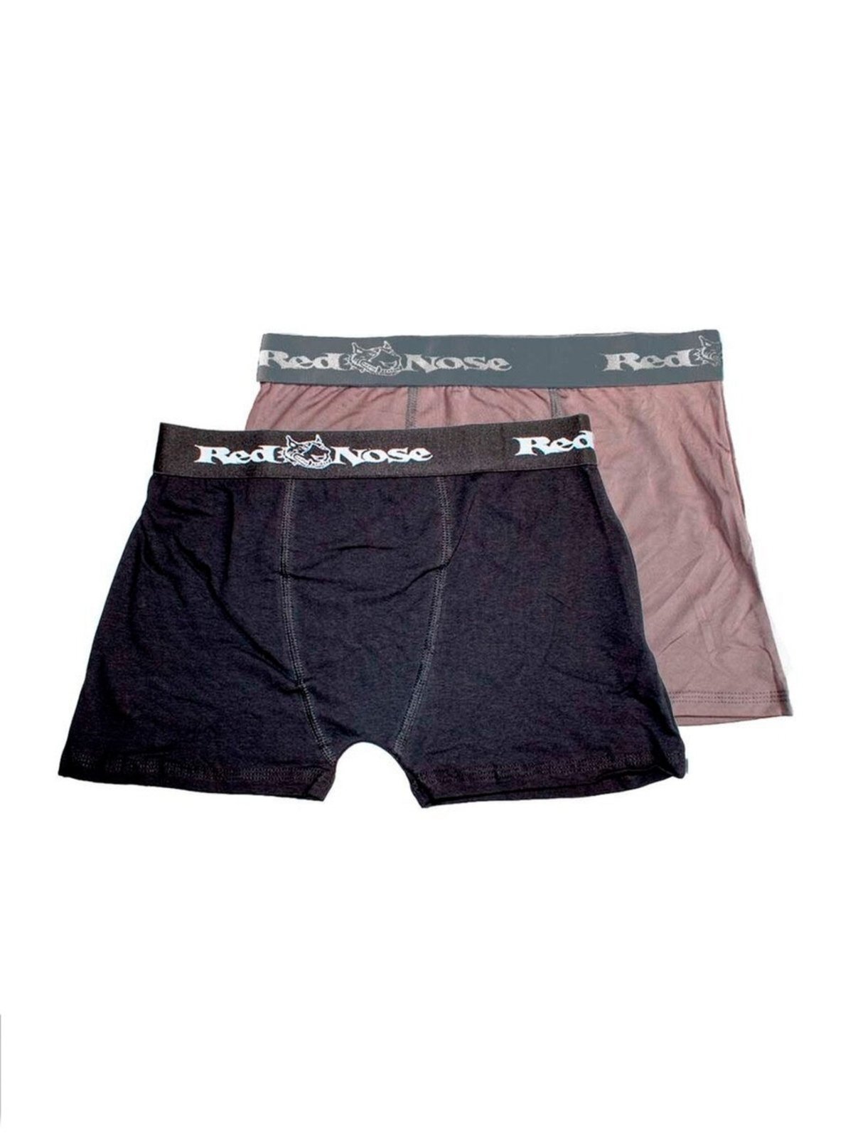Kit com 2 Cuecas Boxer Red Nose 320 Cinza