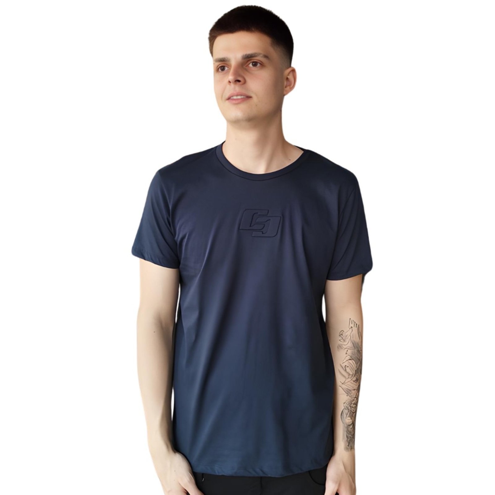 Camiseta Masculina Logo Costura Colcci