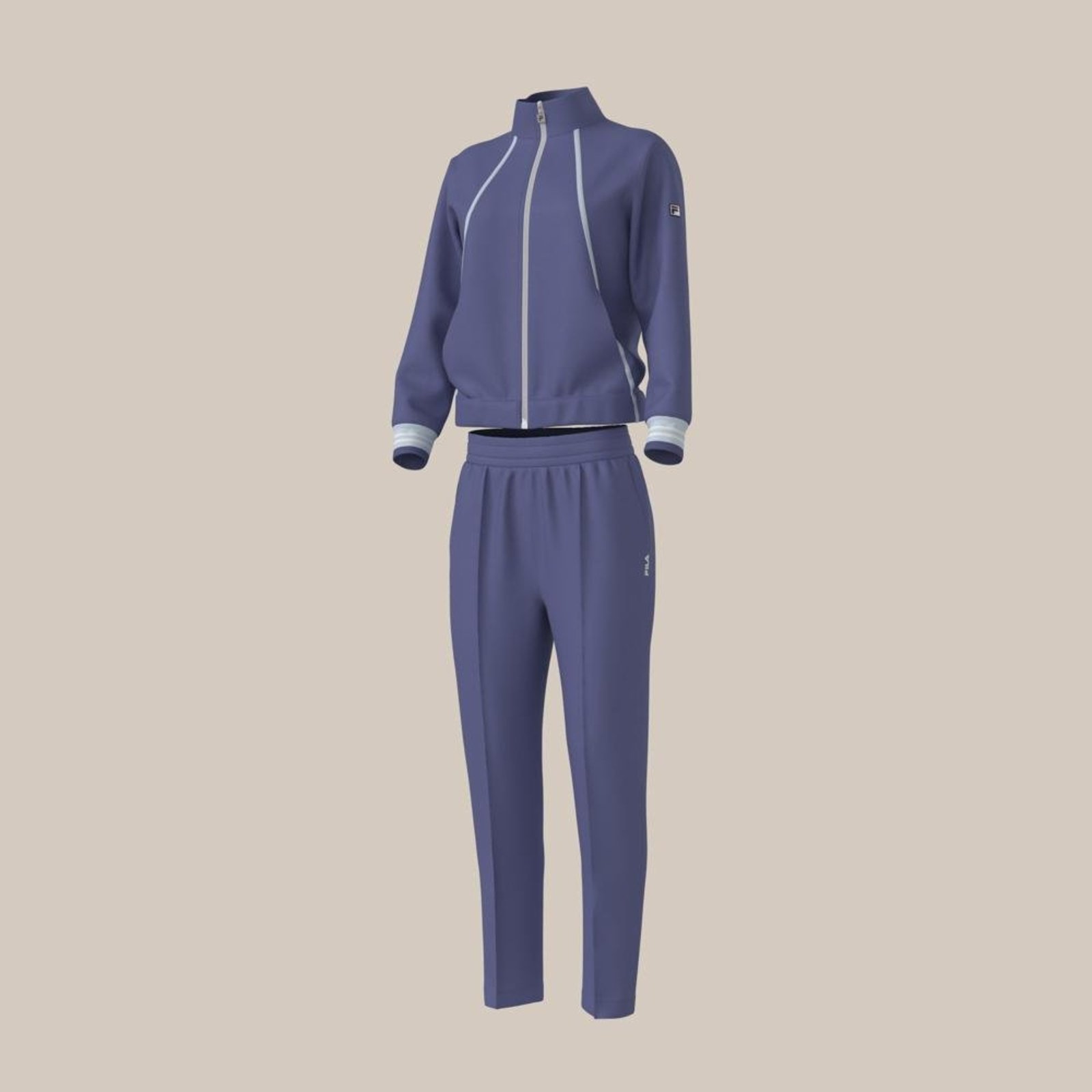 Vista 2 Agasalho Fila Regular Tennis Sports Club Feminino incolor Fila incolor