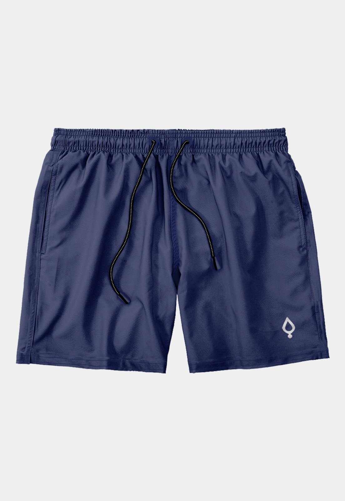 Short e Bermuda Praia Lisa Liso Masculina Tactel Básico Moda Básica Azul Escuro