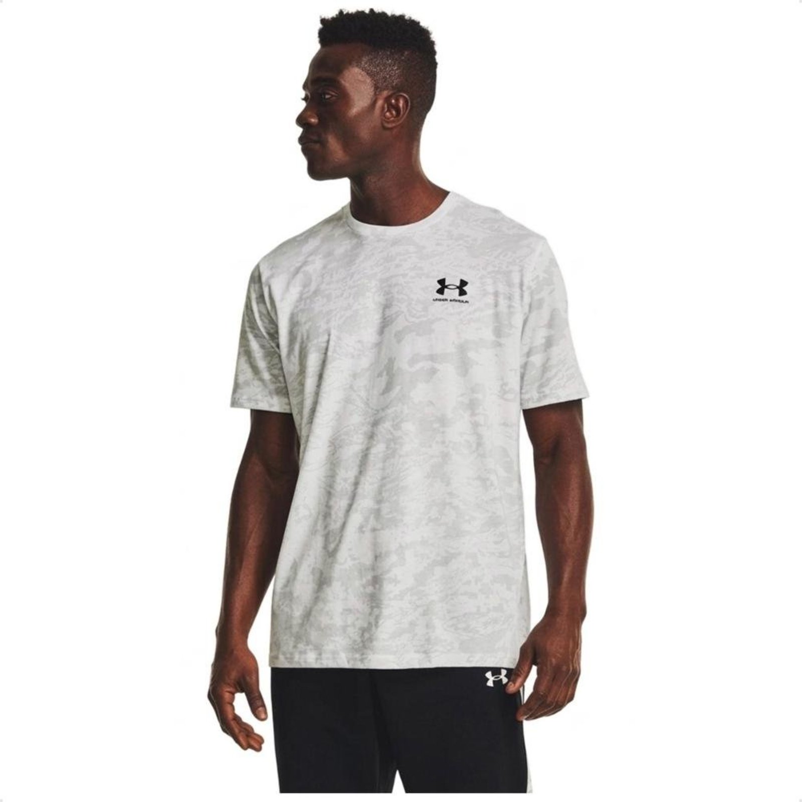 Camiseta Under Armour ABC Camo SportStyle Masculina Branco
