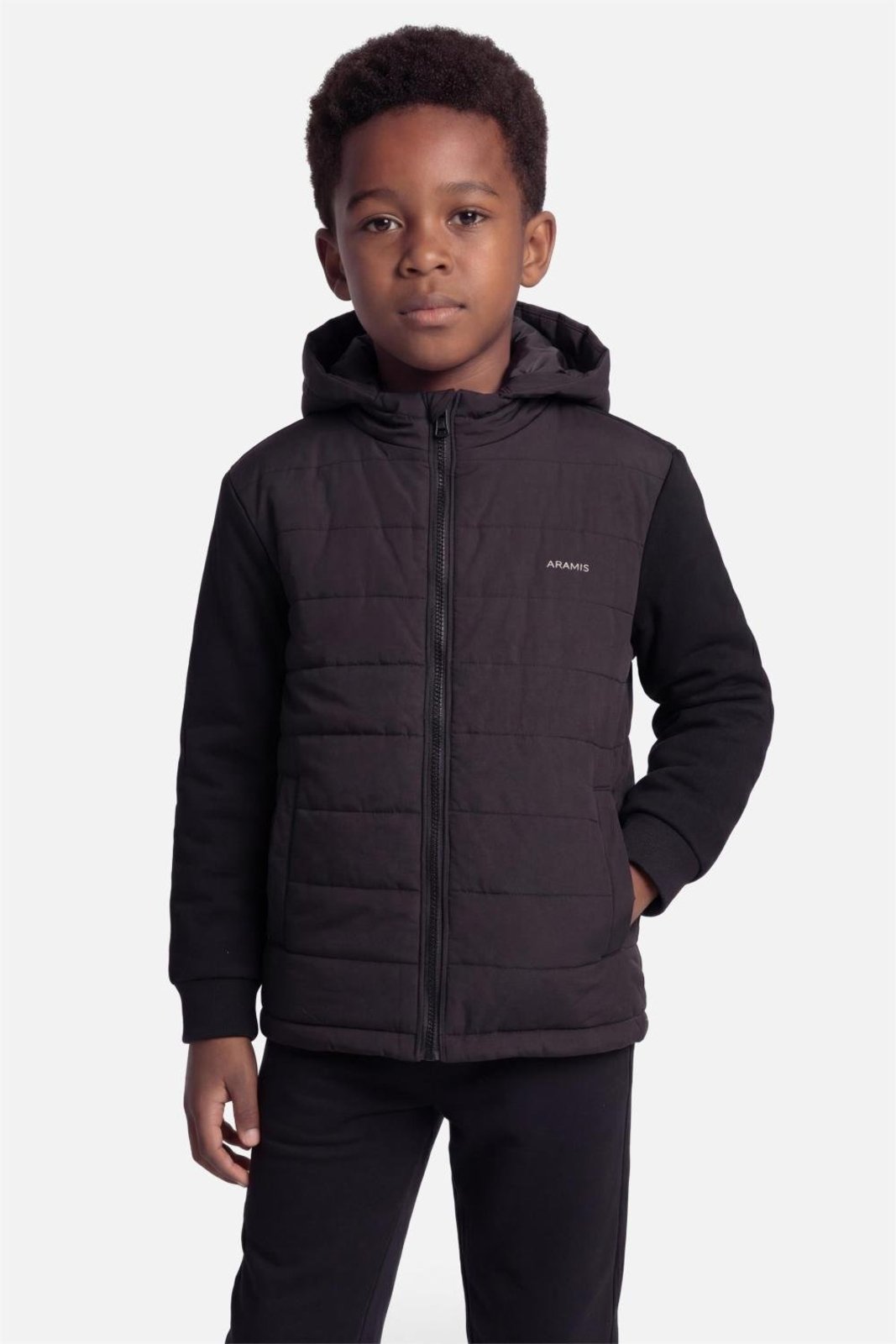 Infantil - Jaqueta Aramis Nylon Liquid Repeller Preto