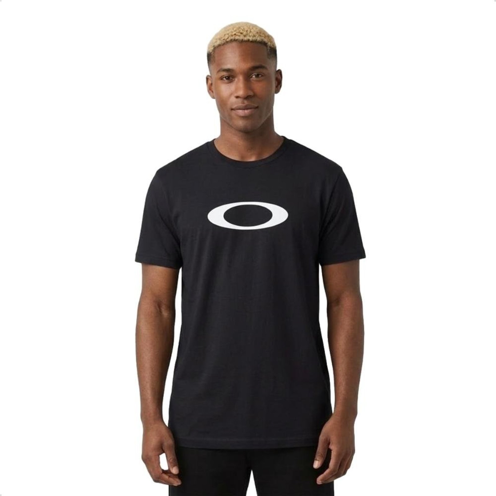 Camiseta Oakley Masculina O-Ellipse Tee Casual Preto