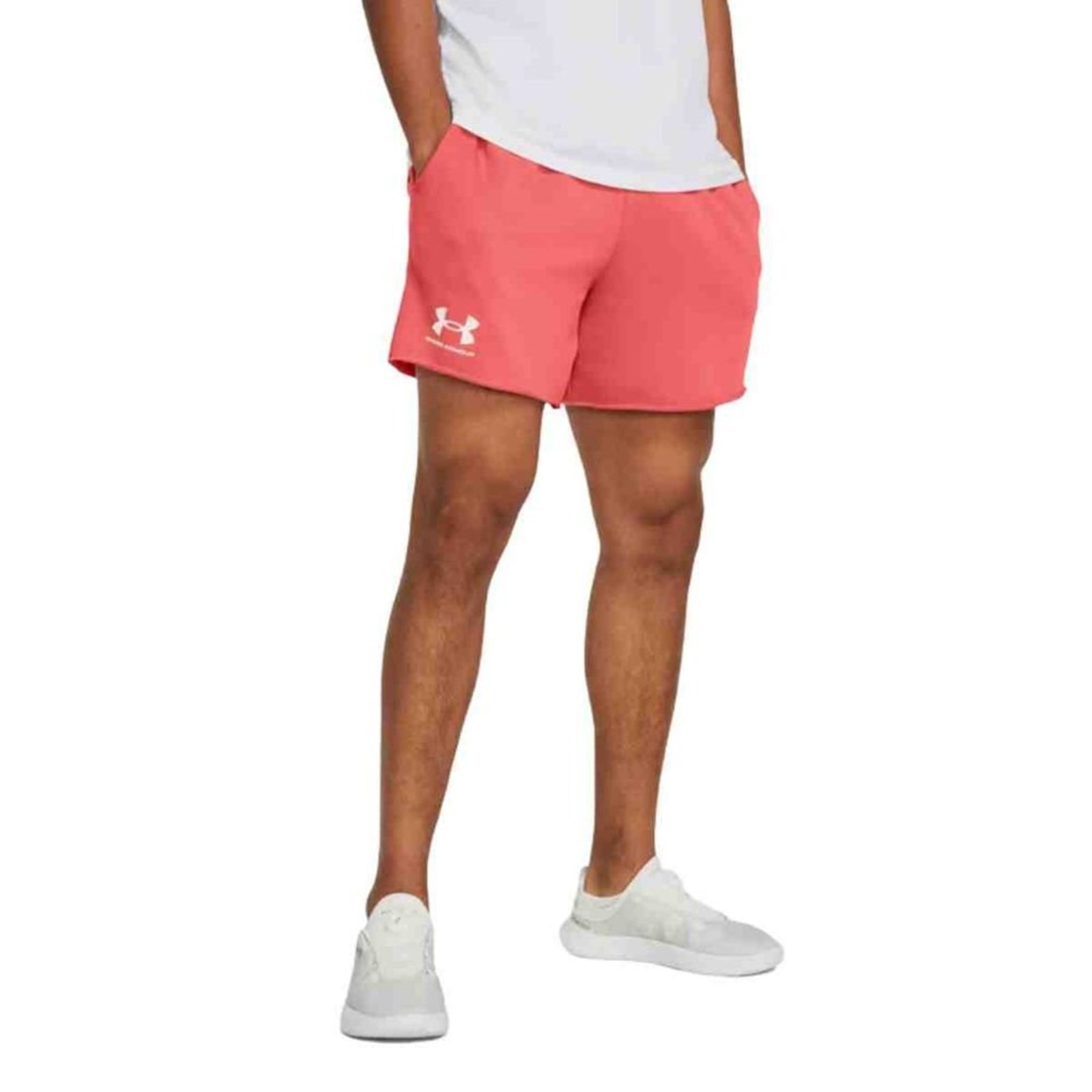 Shorts Masculino Curto Under Armour Rival Terry Coral