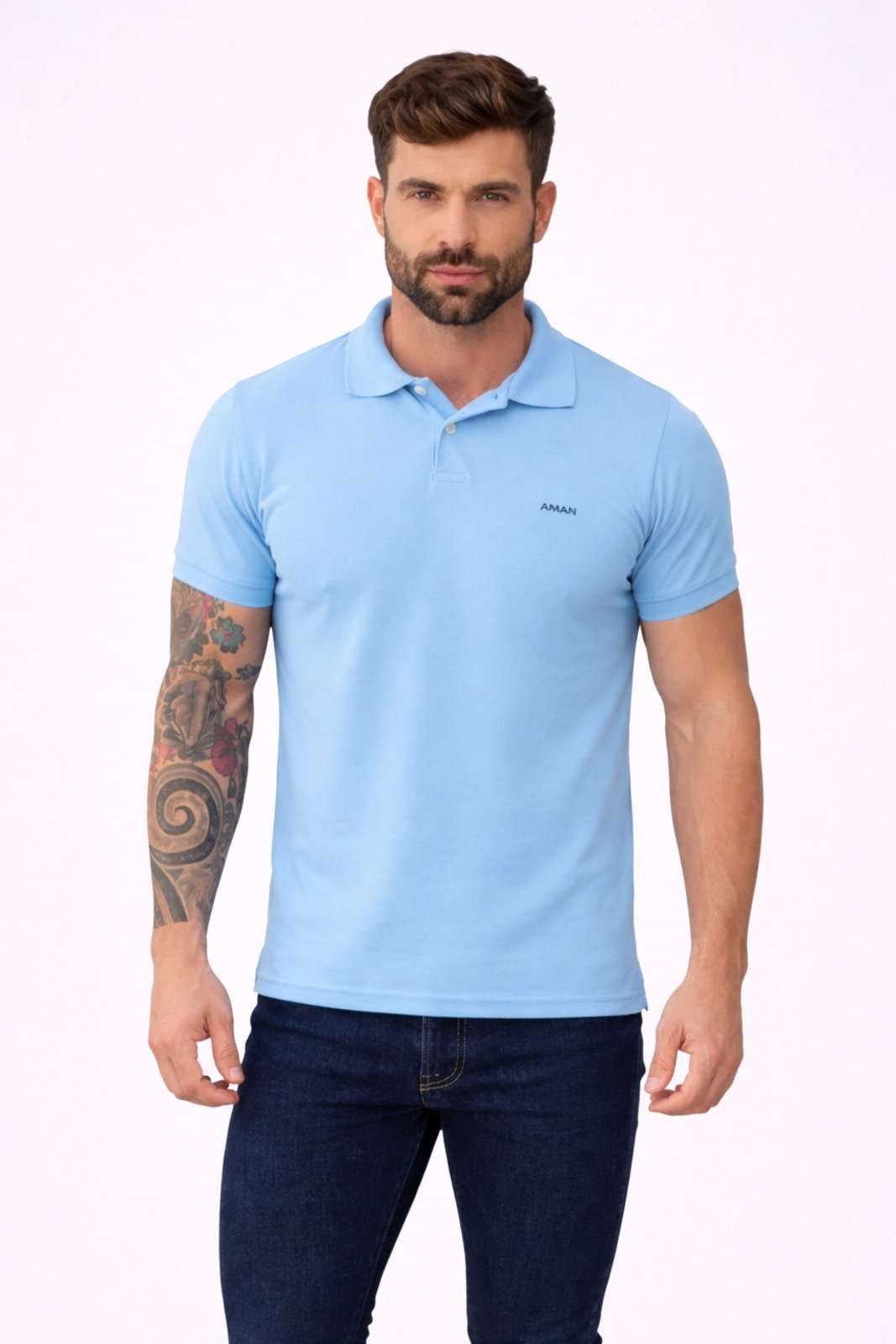 Vista 2 Camiseta Polo D Bell Outlet Fashion vermelho D BELL OUTLET FASHION vermelho