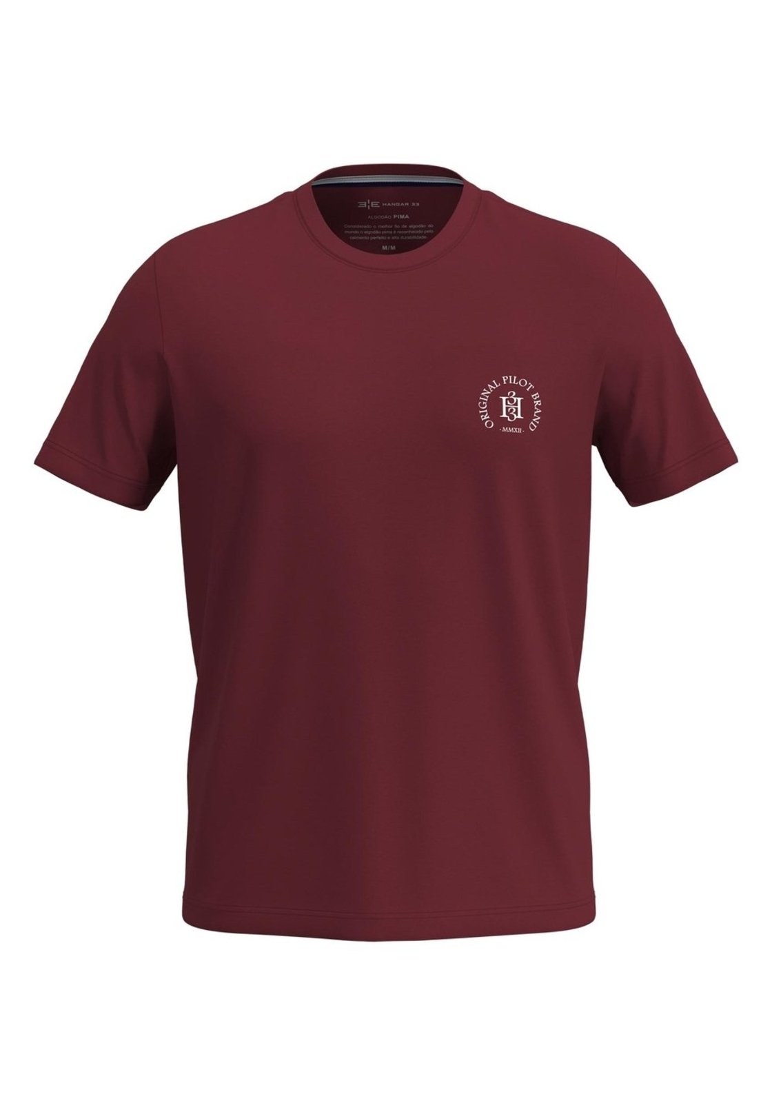 Camiseta De Mangas Curtas Em Malha Pima