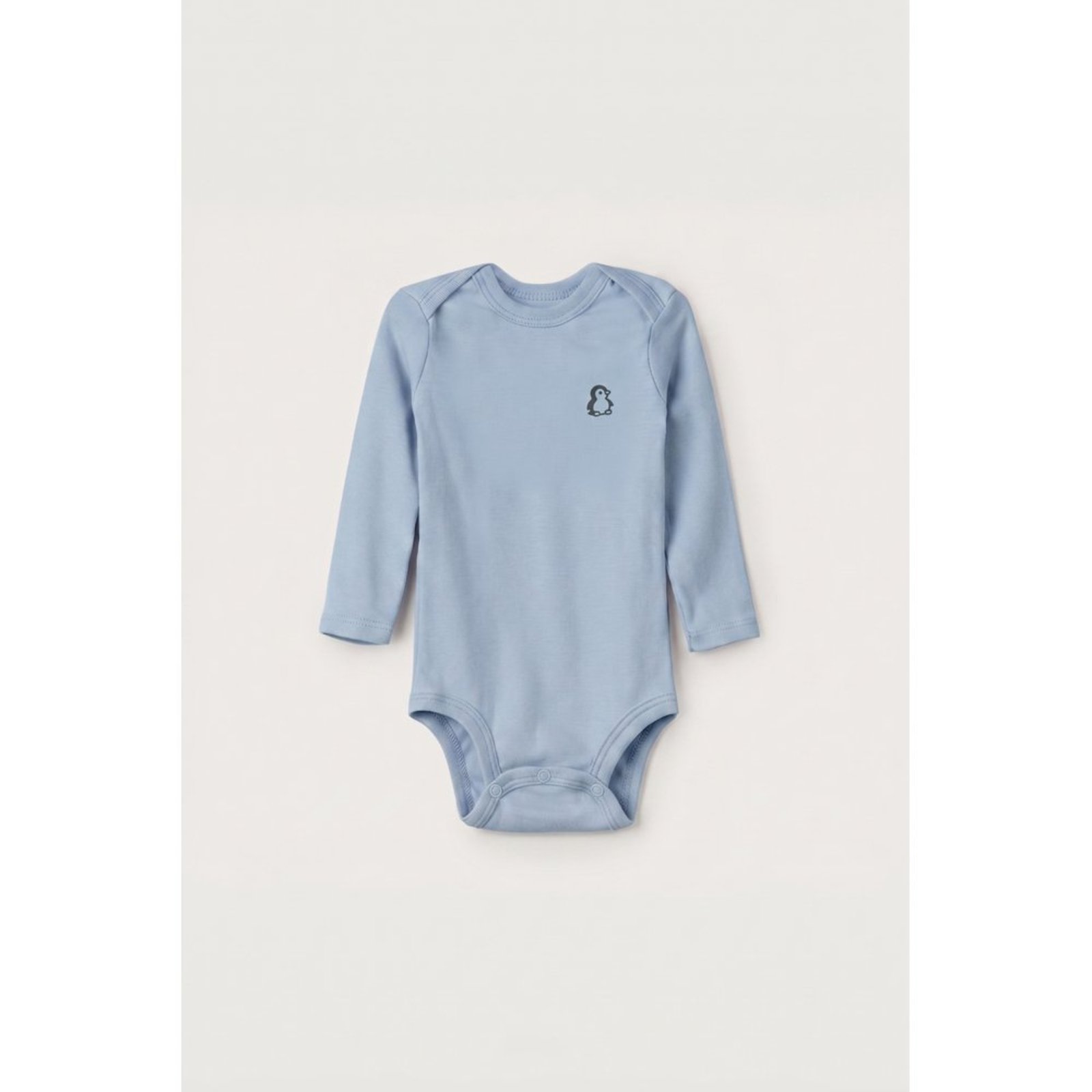 Infantil - Body Longo Azul Logo