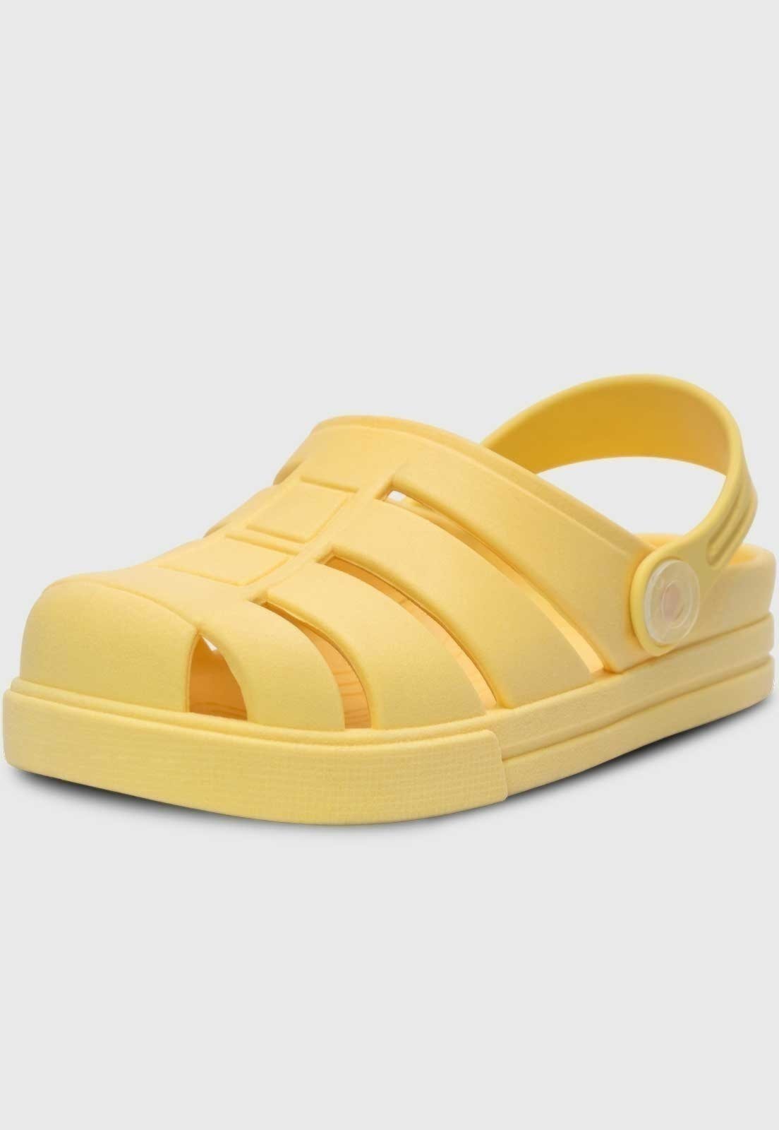 Infantil – Sandália Babuche Pópidi Amarelo