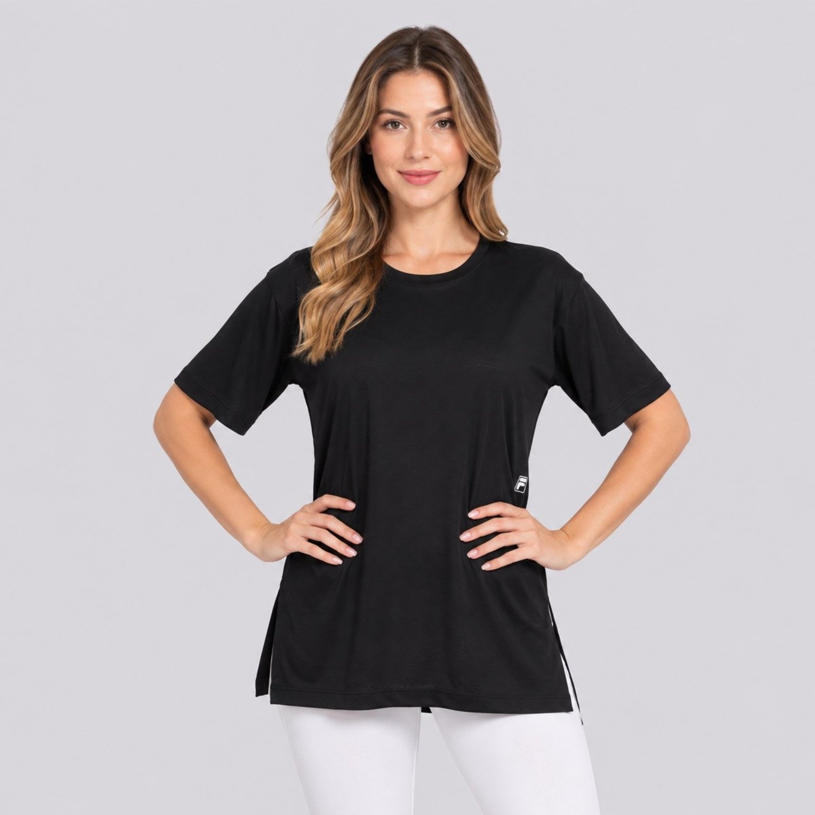 Camiseta Fila Rise Airy Feminina Preta