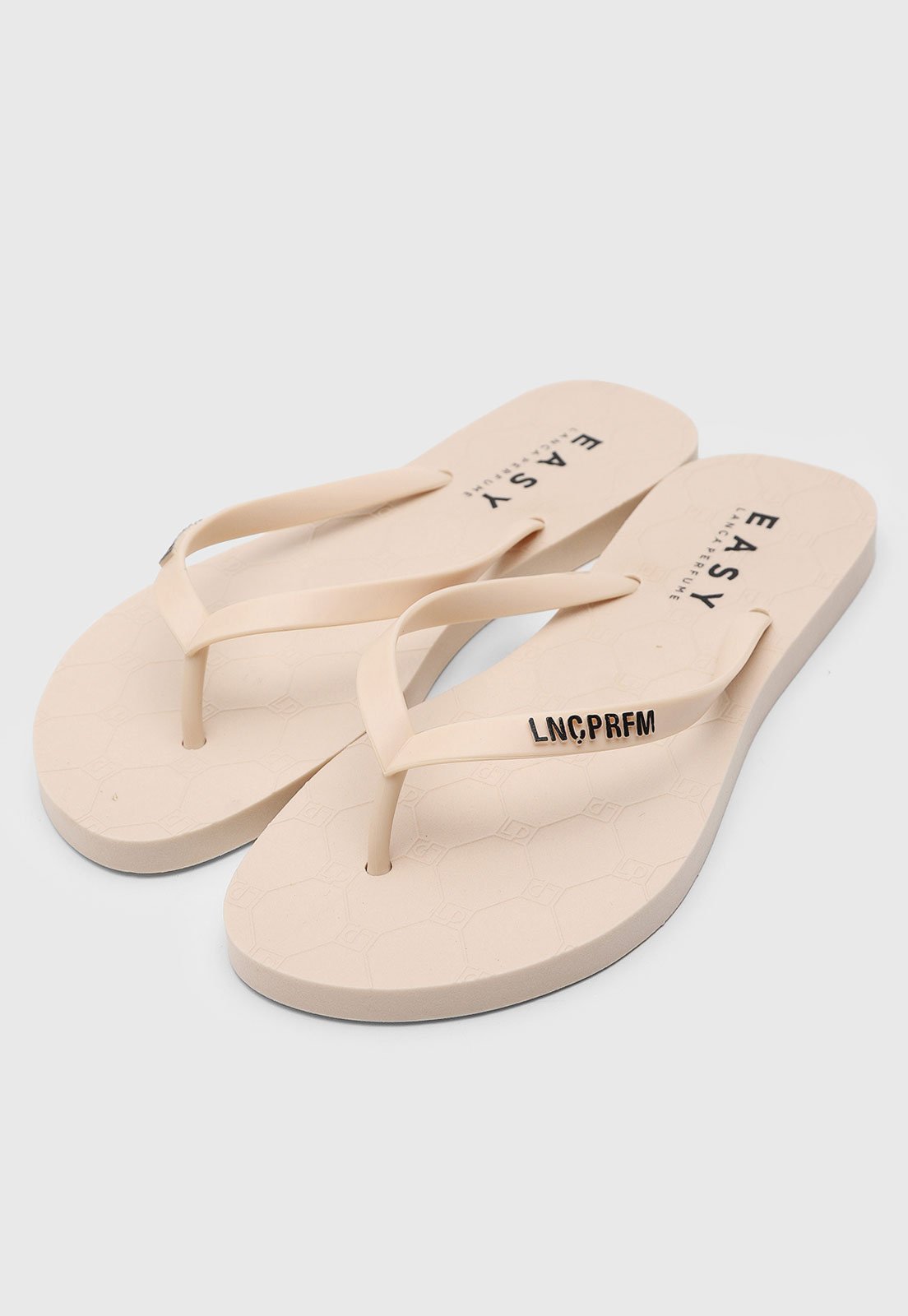 Vista 3 Chinelo Feminino Lança Perfume Dedo bege Lança Perfume bege