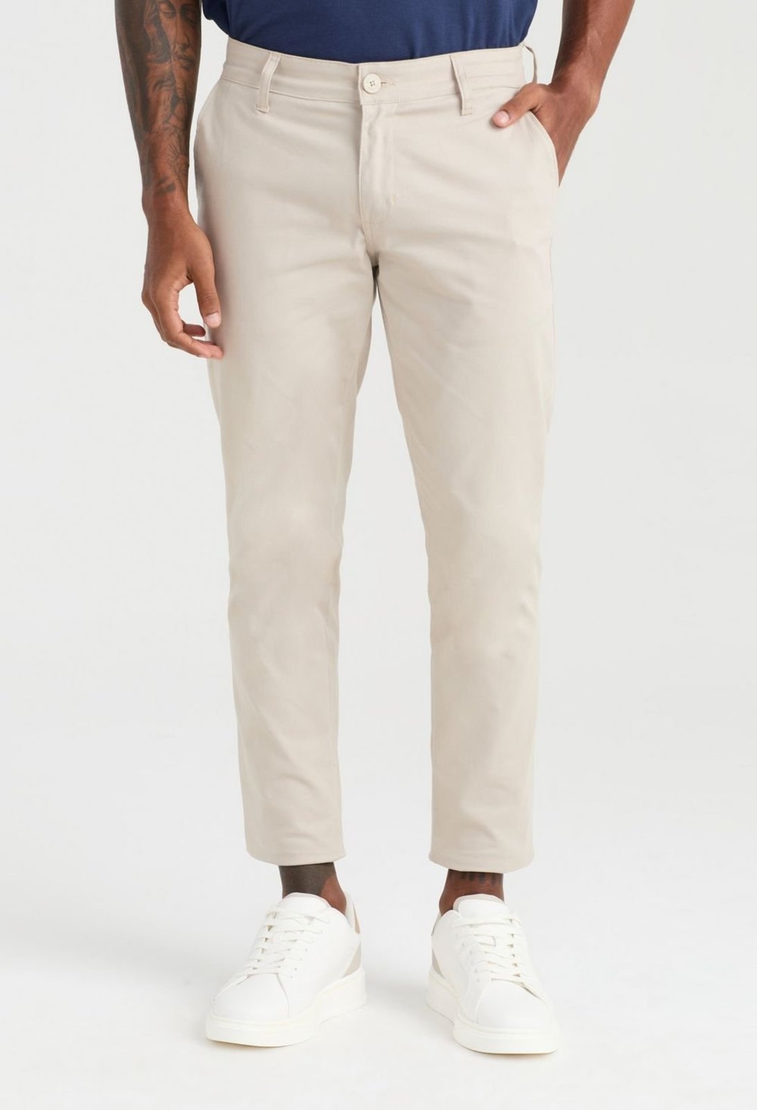 Calça Docthos Slim Sarja Calca Docthos Slim Sarja 008 Chumbo 40