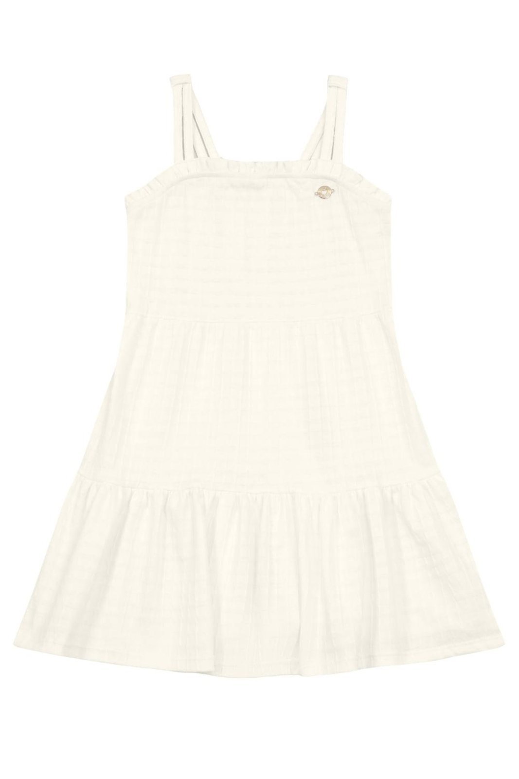 Infantil - Vestido menina quadriculado brandili -Natural