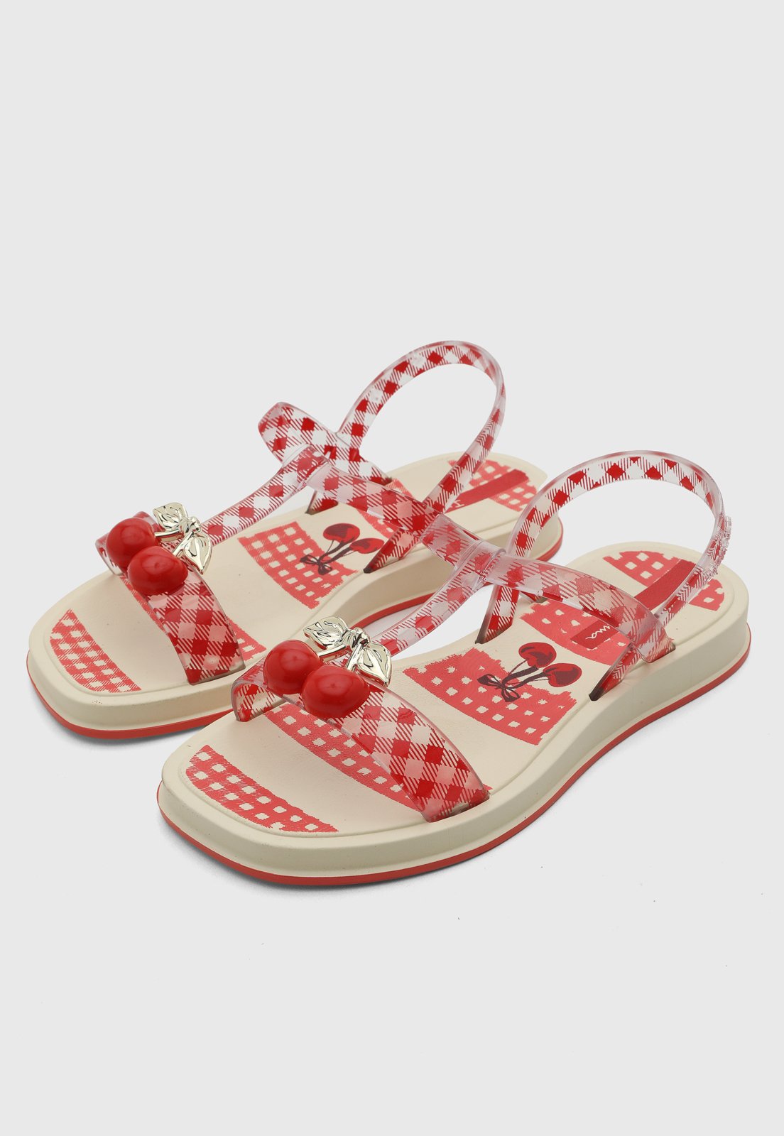 Infantil - Sandália Ipanema Cerejas Bege