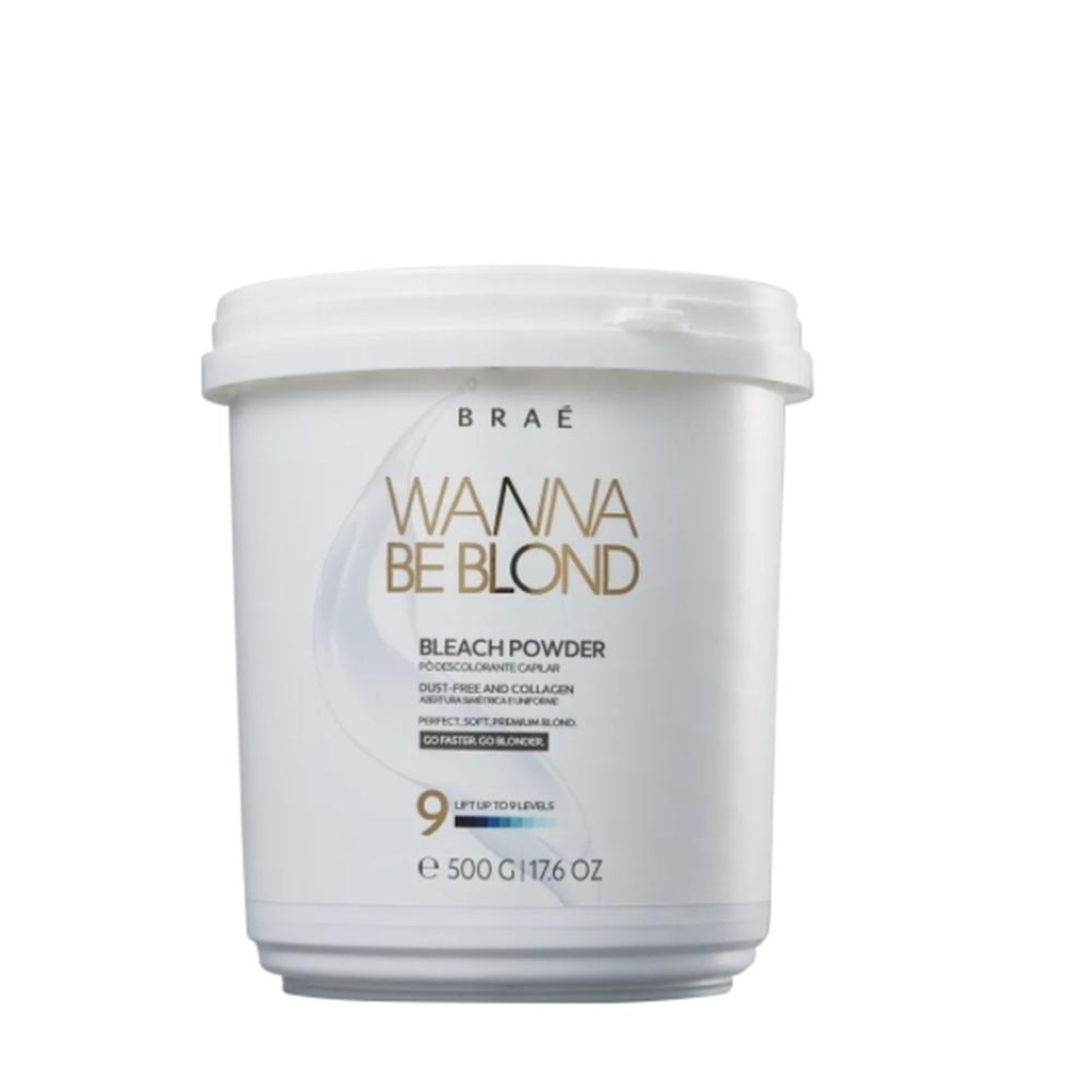 Vista 3 BRAÉ Wanna Be Blond 3% Água Oxigenada 10 Volumes 900ml+Pó Descolorante 500g multicolorido BRAÉ multicolorido
