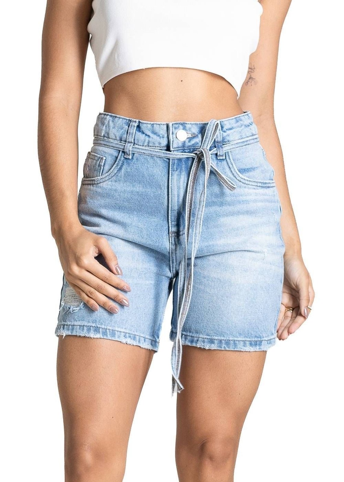 Shorts Jeans Sawary - 284099 - Azul - Sawary