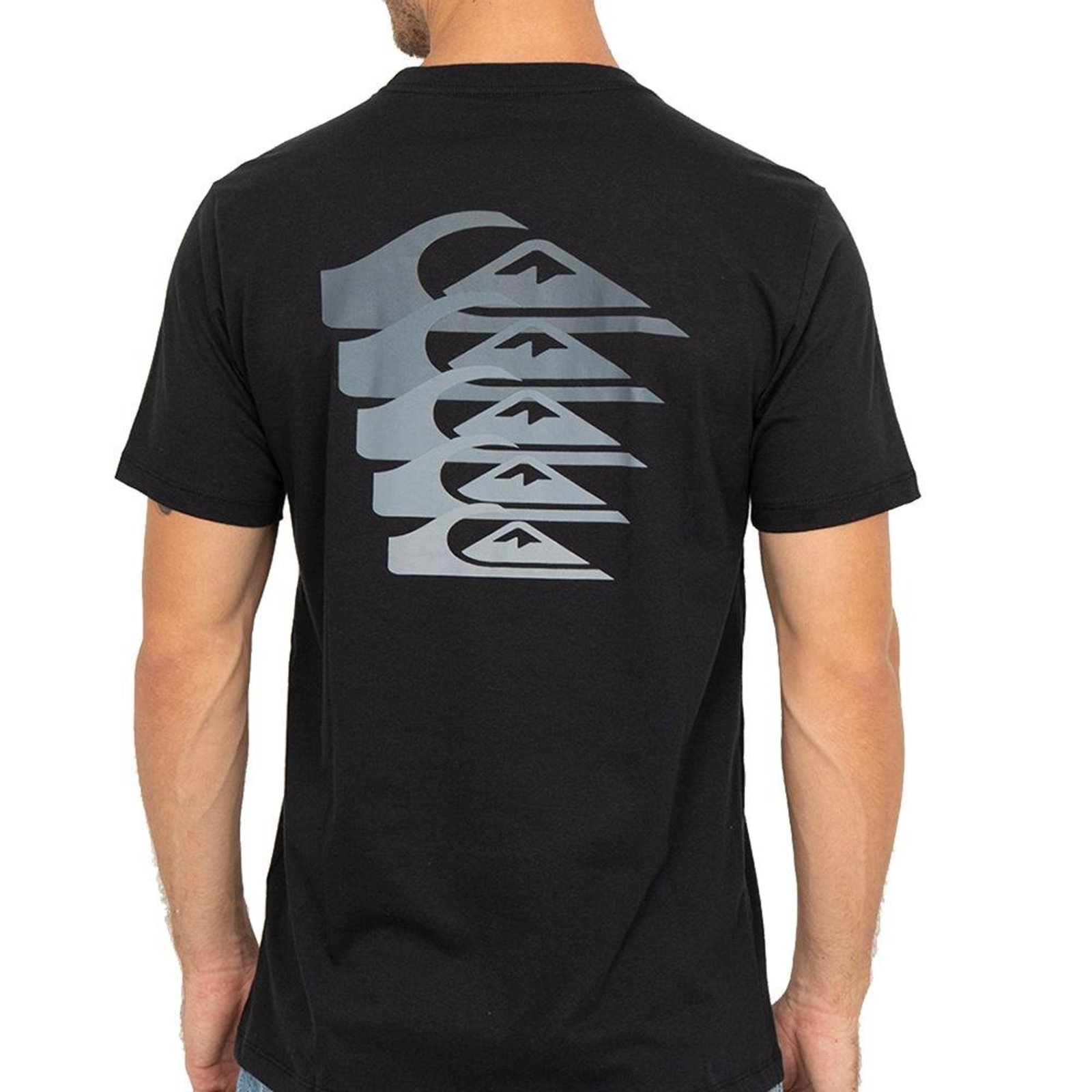 Camiseta Quiksilver Vertical Logo WT26 Masculina Preto