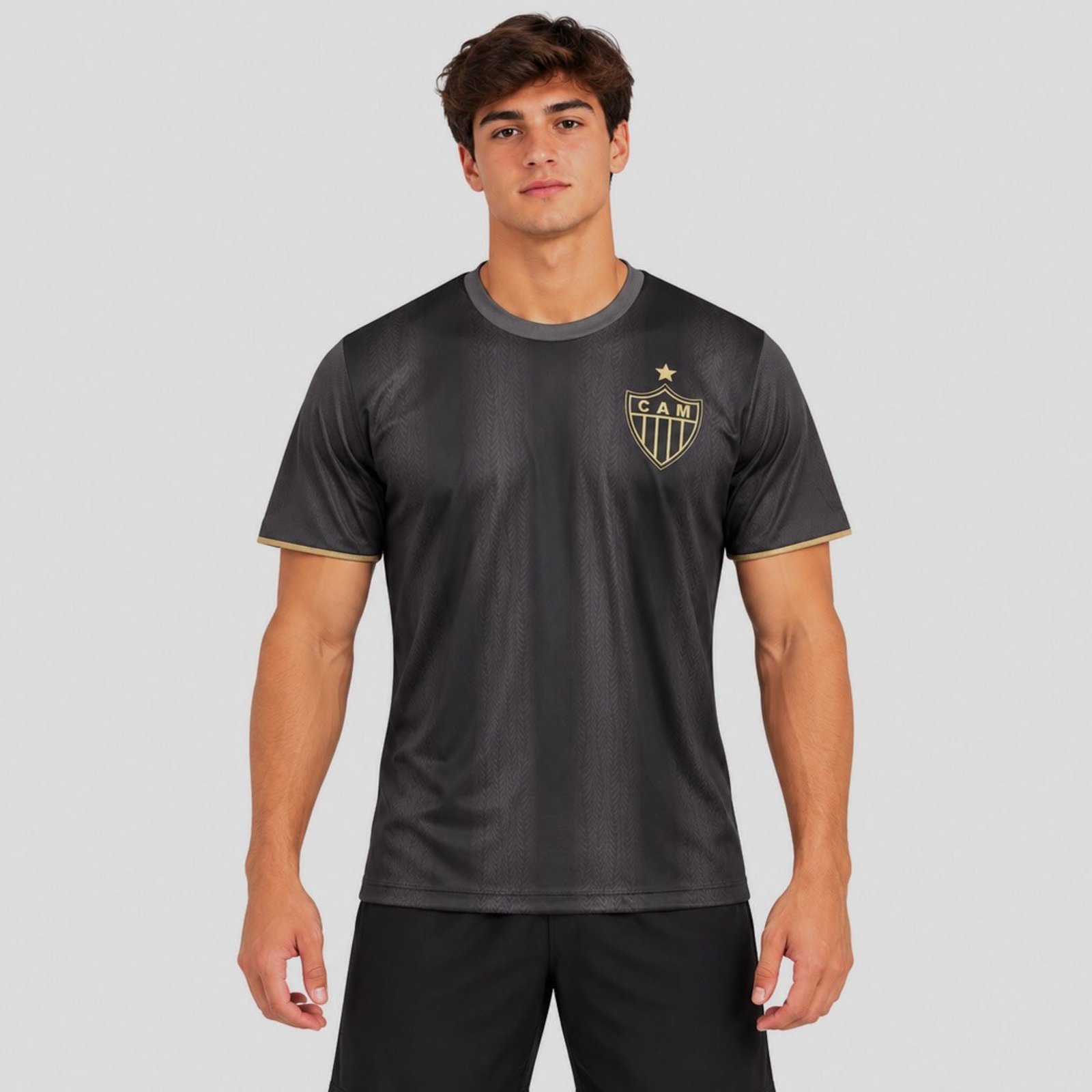 Camisa Atlético Mineiro Charme Cinza