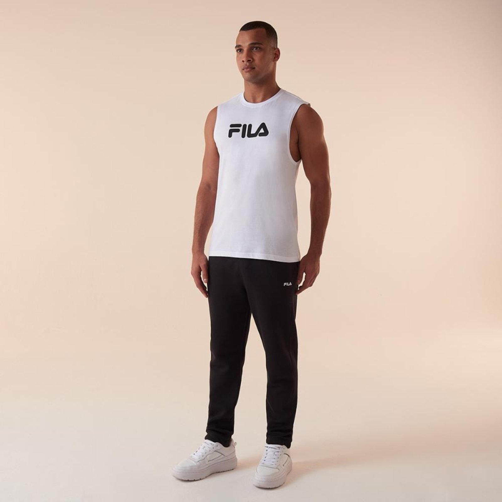 Vista 2 Calça Fila Jogging Classic B Masculina incolor Fila incolor