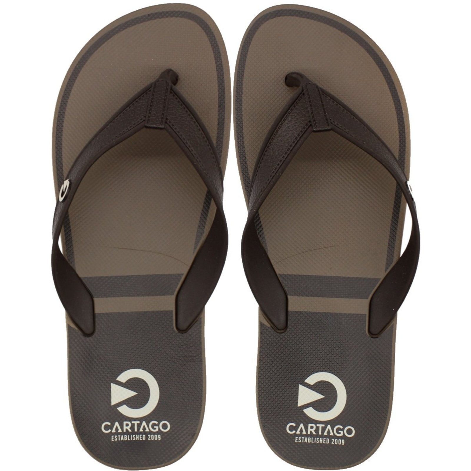 Chinelo De Dedo Cartago Lugano Tiras Texturizadas Masculino