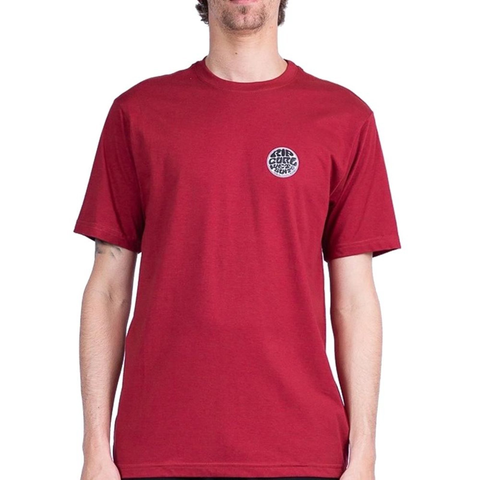 Camiseta Rip Curl Wettie E7 WT26 Masculina Dark Merlot
