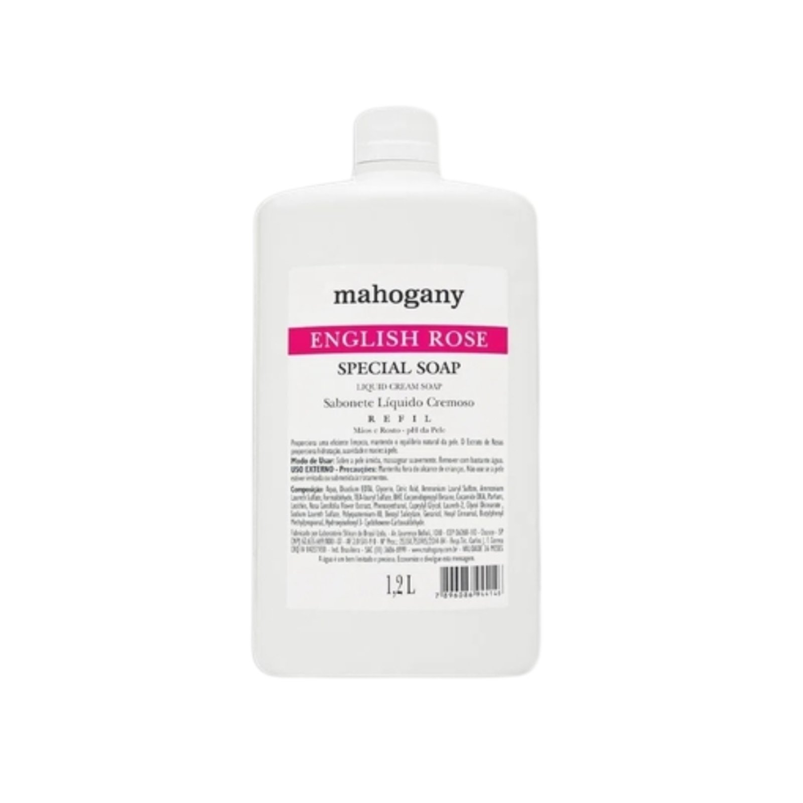 Mahogany Refil Sabonete Liquido English Rose 1.2L