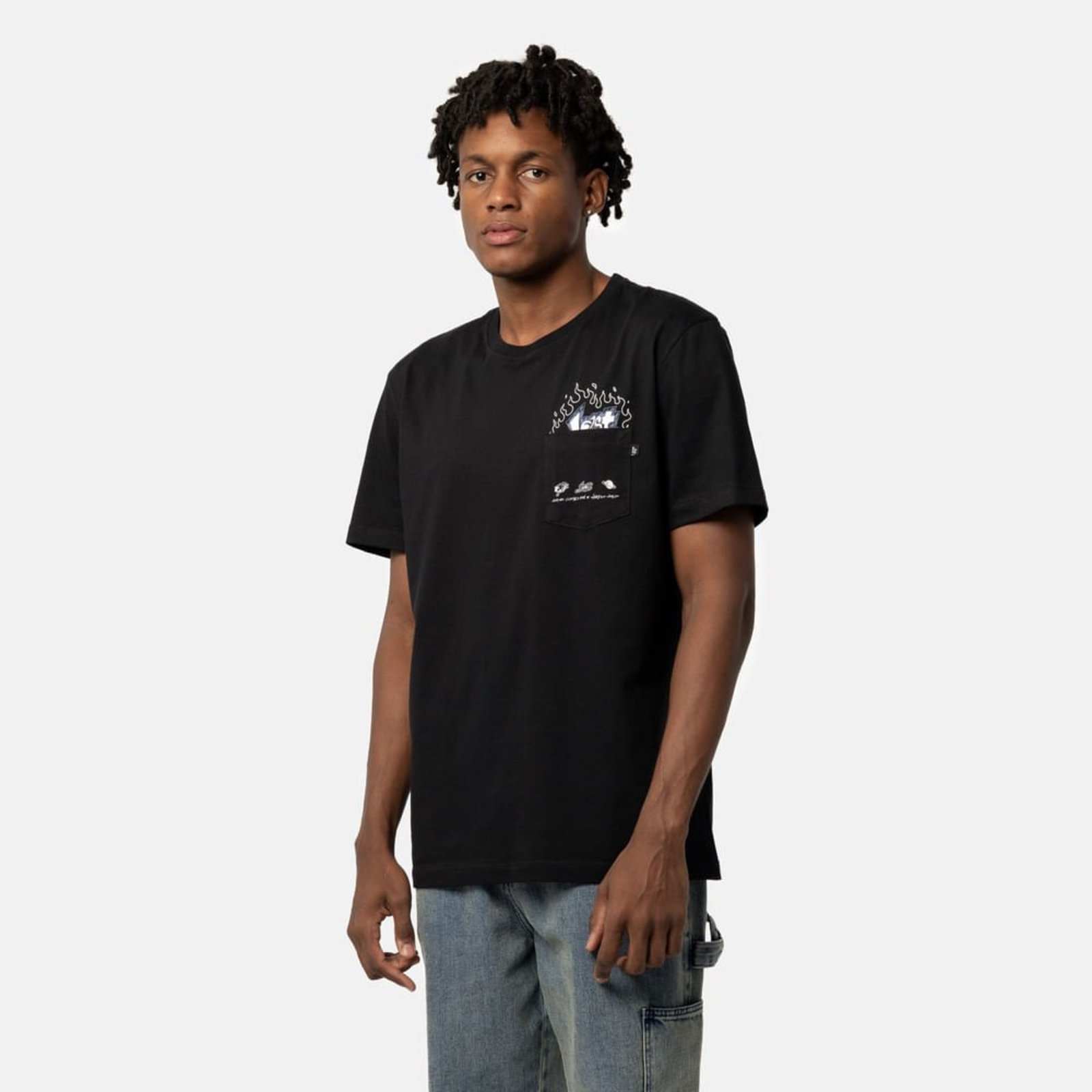 T-Shirt Lost Bolso PRETO