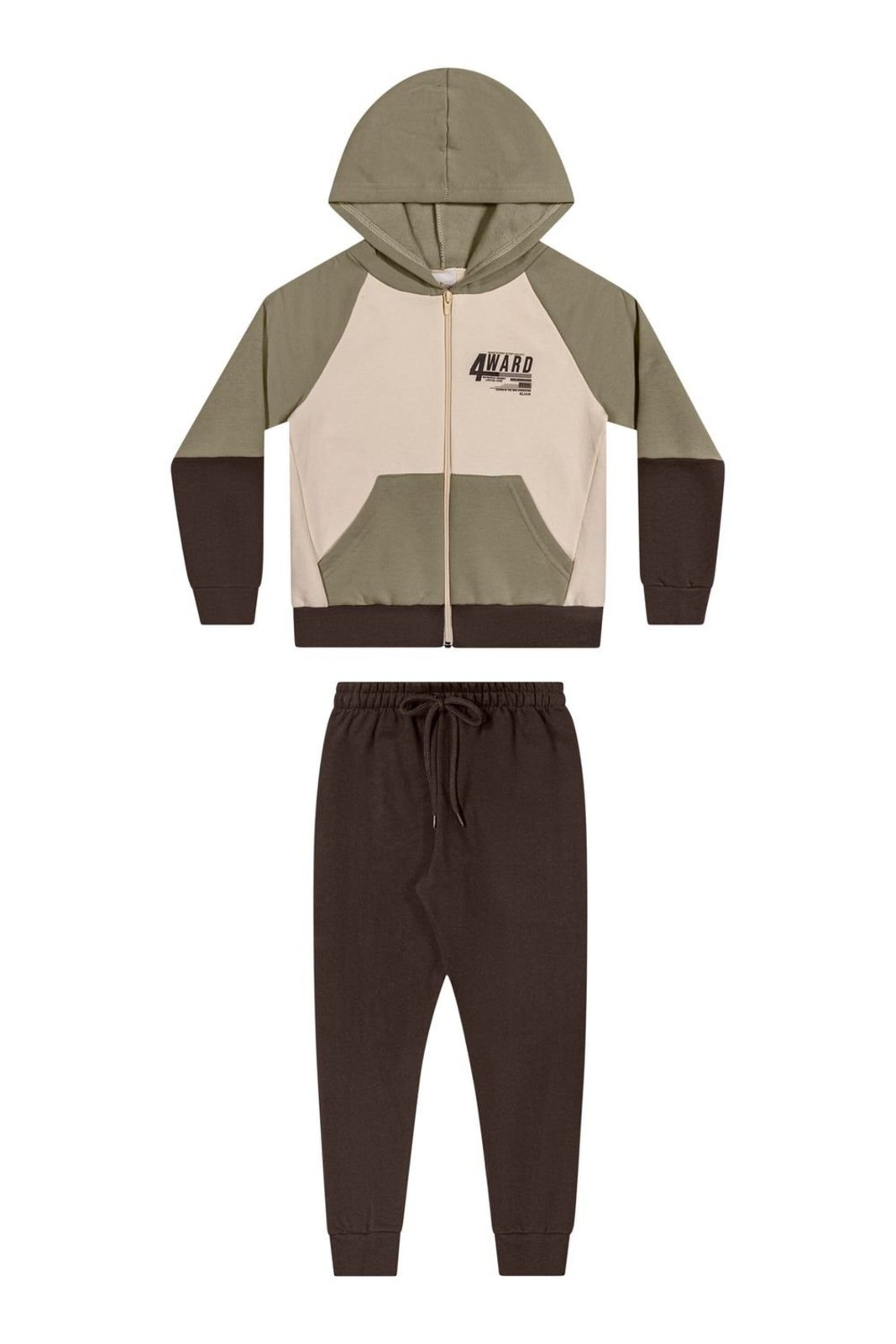 Infantil - Conjunto Longo Menino Com Recortes Elian Verde