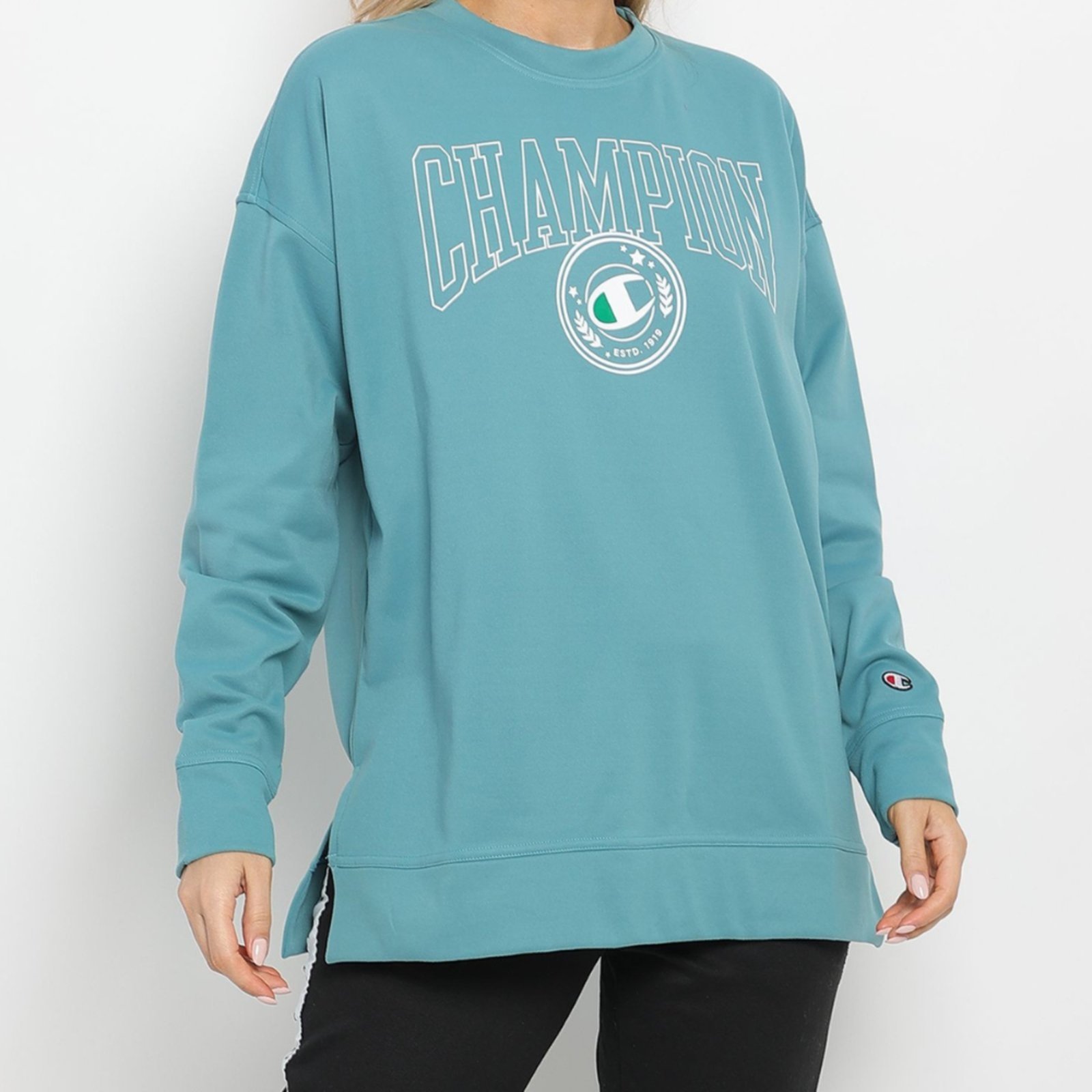 Blusa Champion Game Day Eco Oversized VERDE CLARO