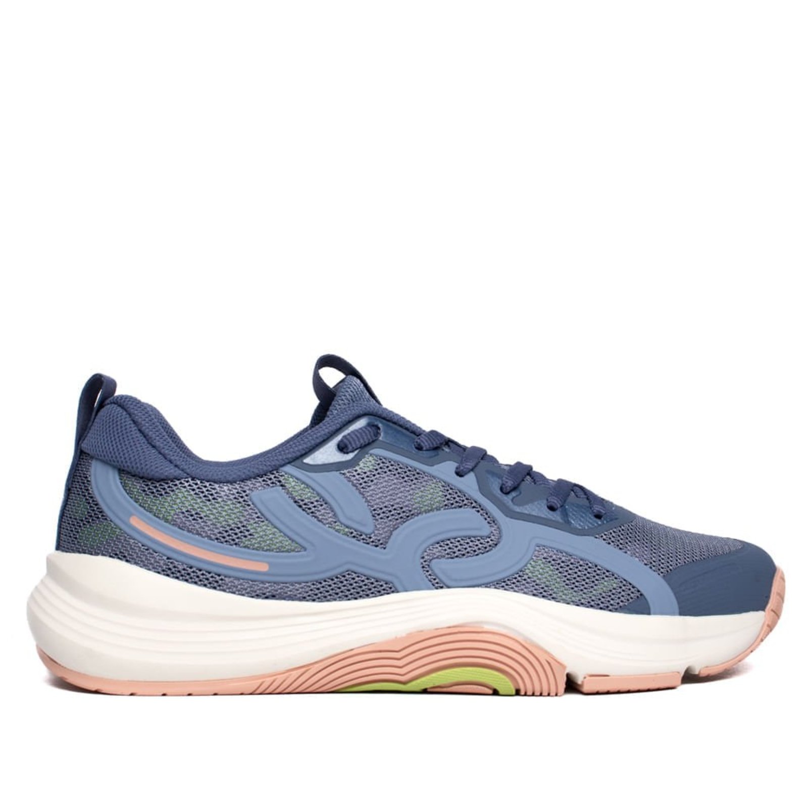 Tênis Feminino Olympikus Treino 417 Fitness Azul Claro/Rosé