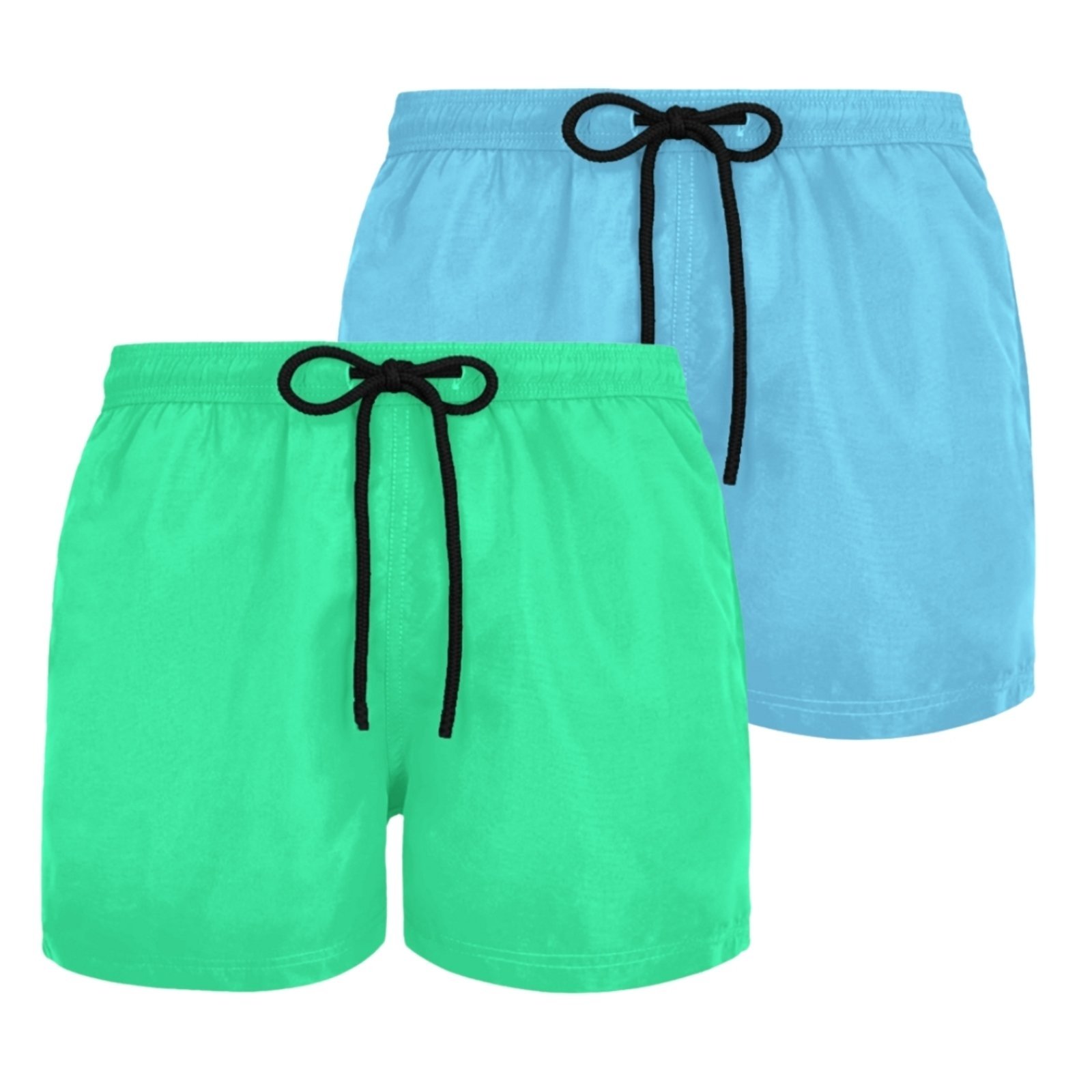 Kit 2 Short Bermuda Masculina Plus Size Moda Praia Calor Verão G1 G2 G3 Liso