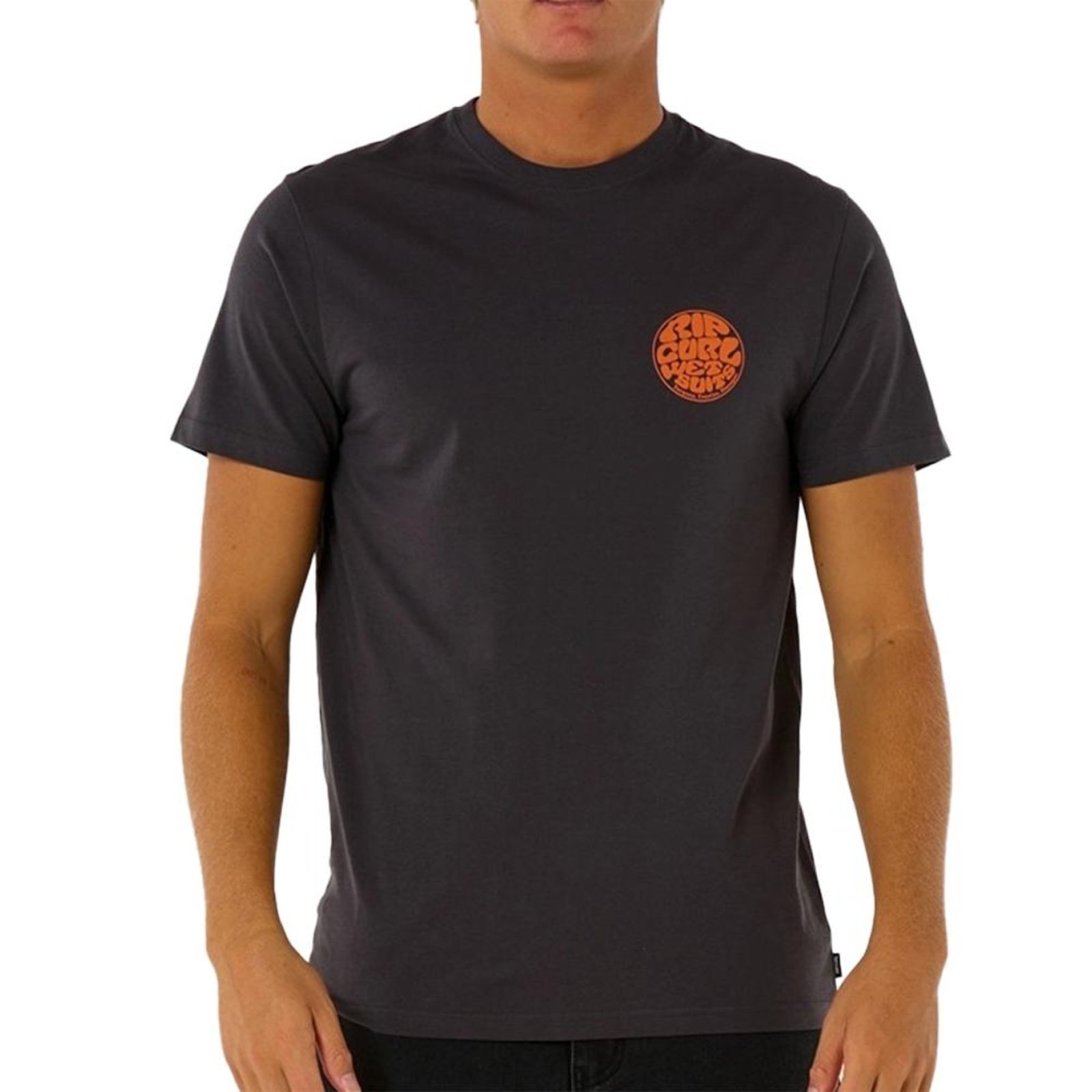 Camiseta Rip Curl Front Wettie WT25 Masculina Washed Black