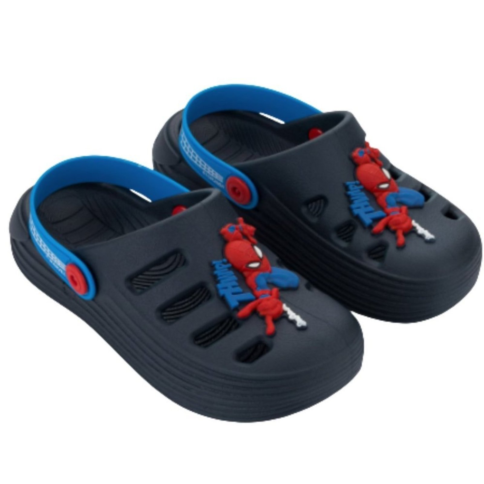 Infantil - Babuche Grendene Homem Aranha Marvel Kicks 23424 Grendene Azul