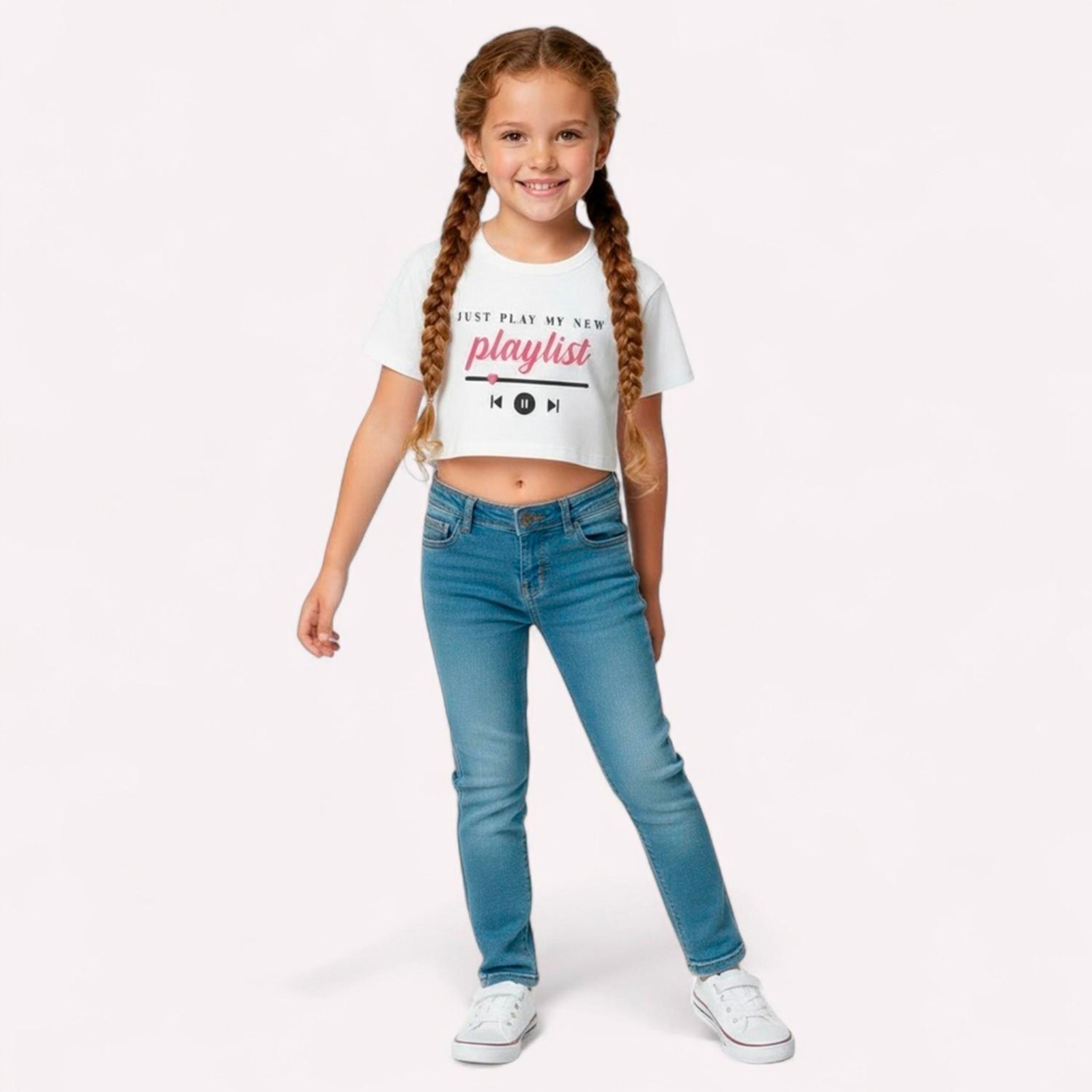 Infantil - Blusa Menina Lettering Kyly