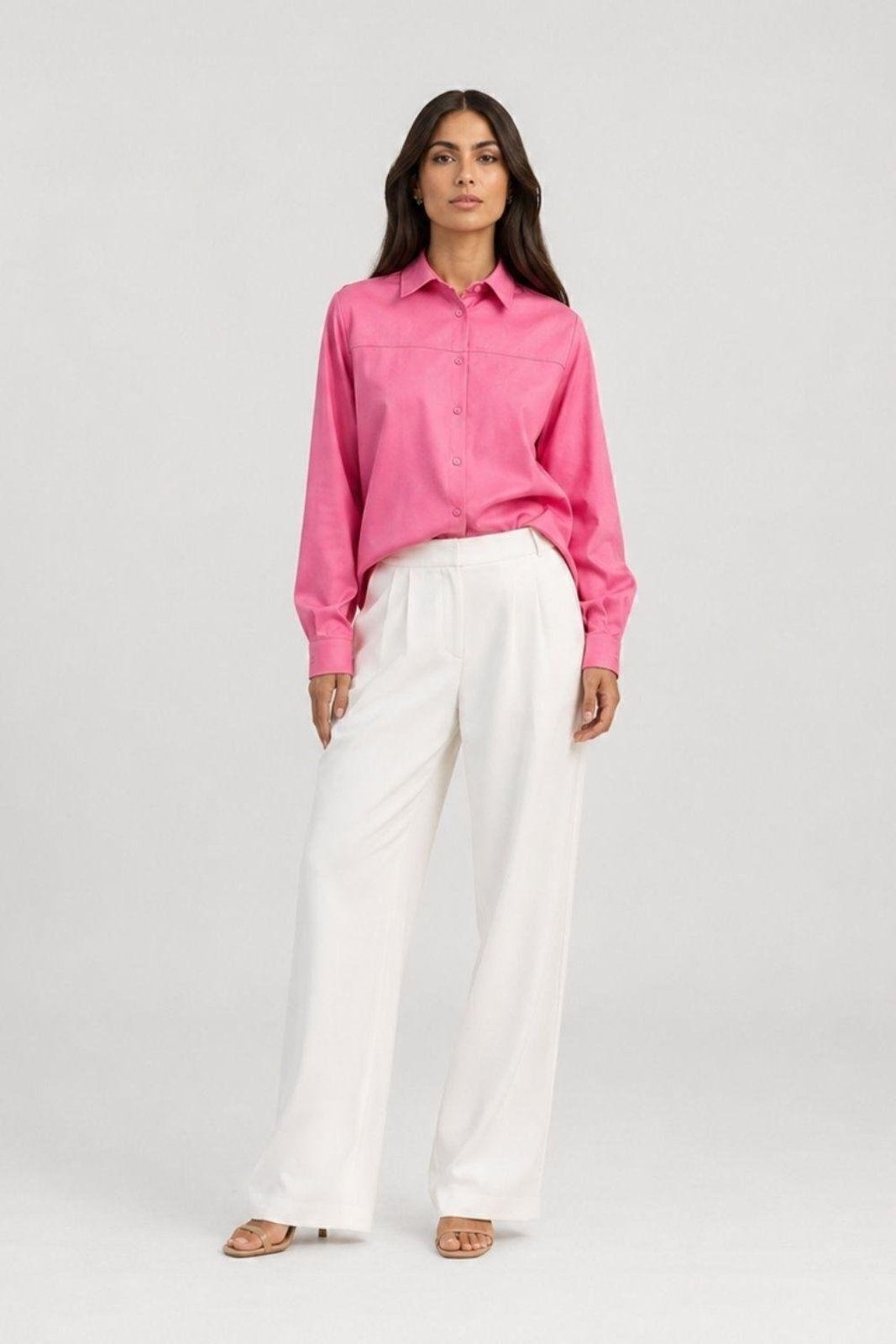 Camisa Manga Longa Ritmi Studio Rosa