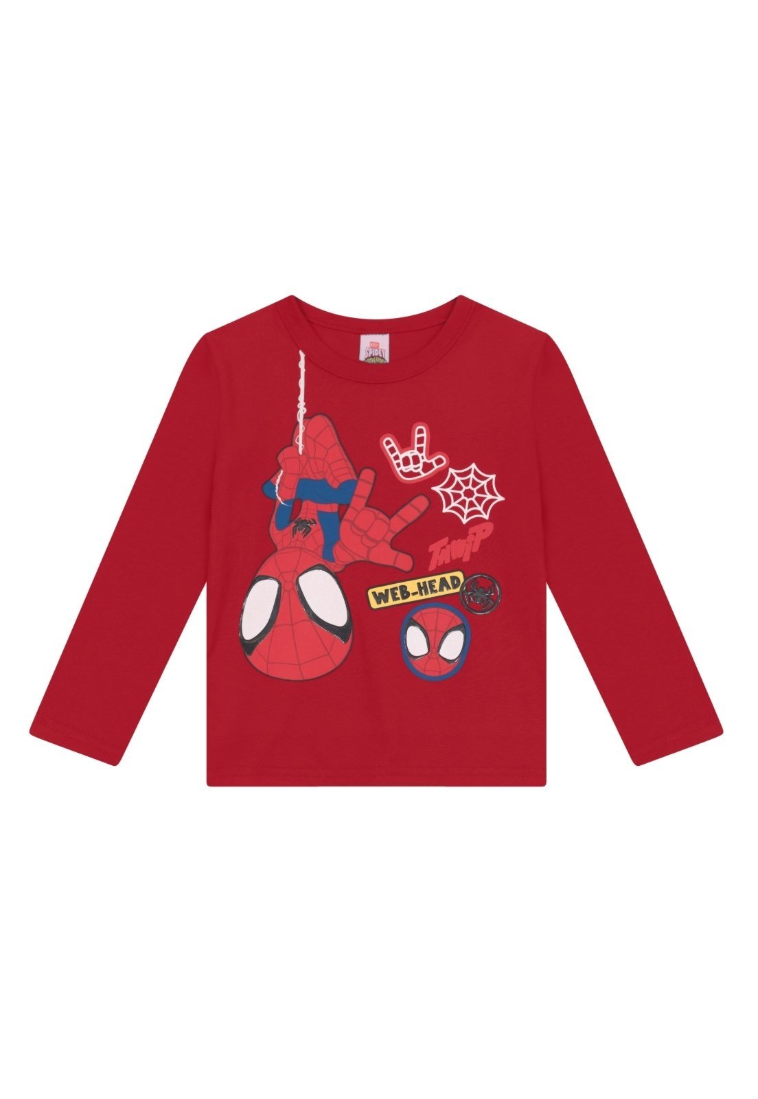 Infantil - Camiseta menino do Homem-Aranha Brandili