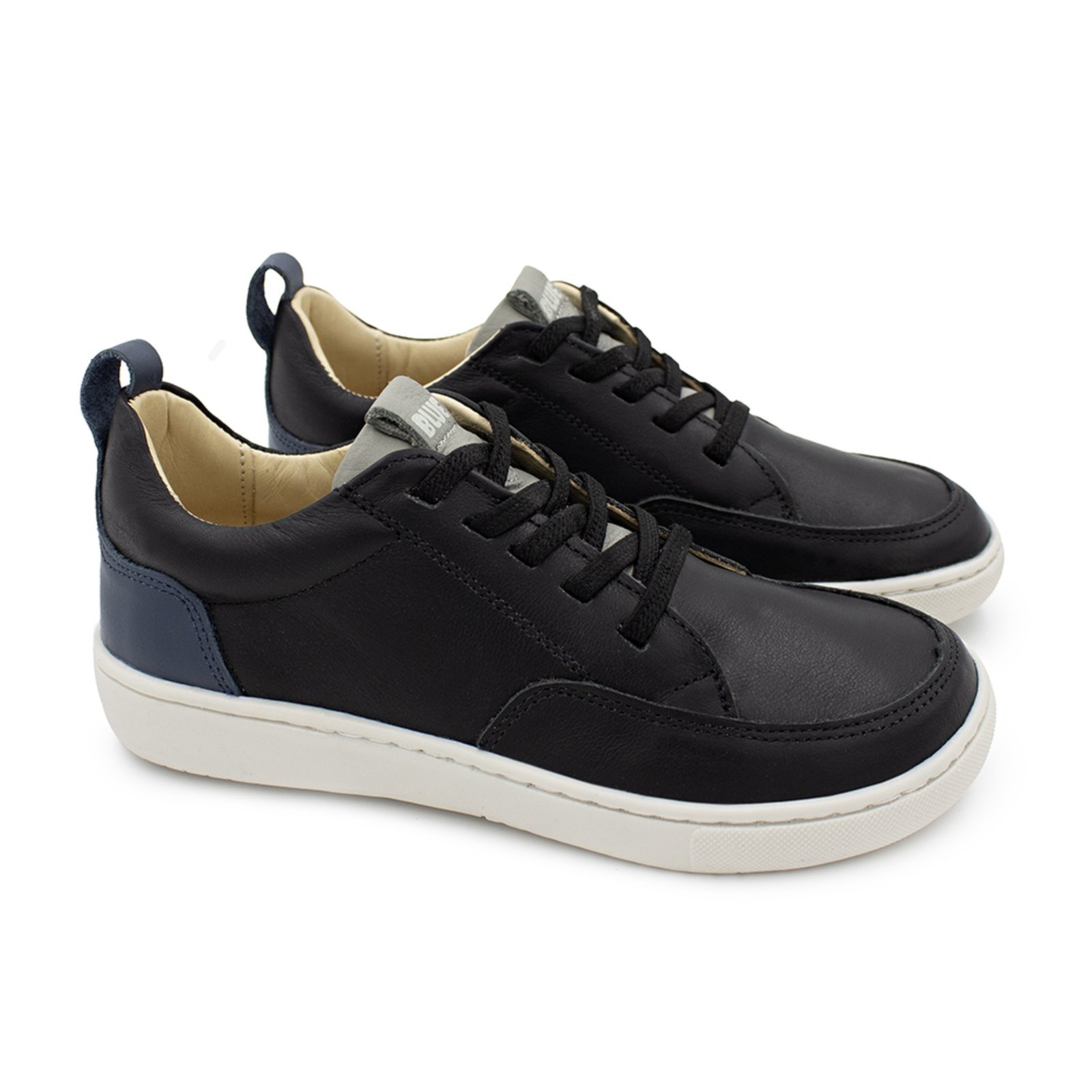 Vista 2 Infantil - Sandalia Menino Blue Dante Couro Preto Blue Infantis Blue Infantis preto blue