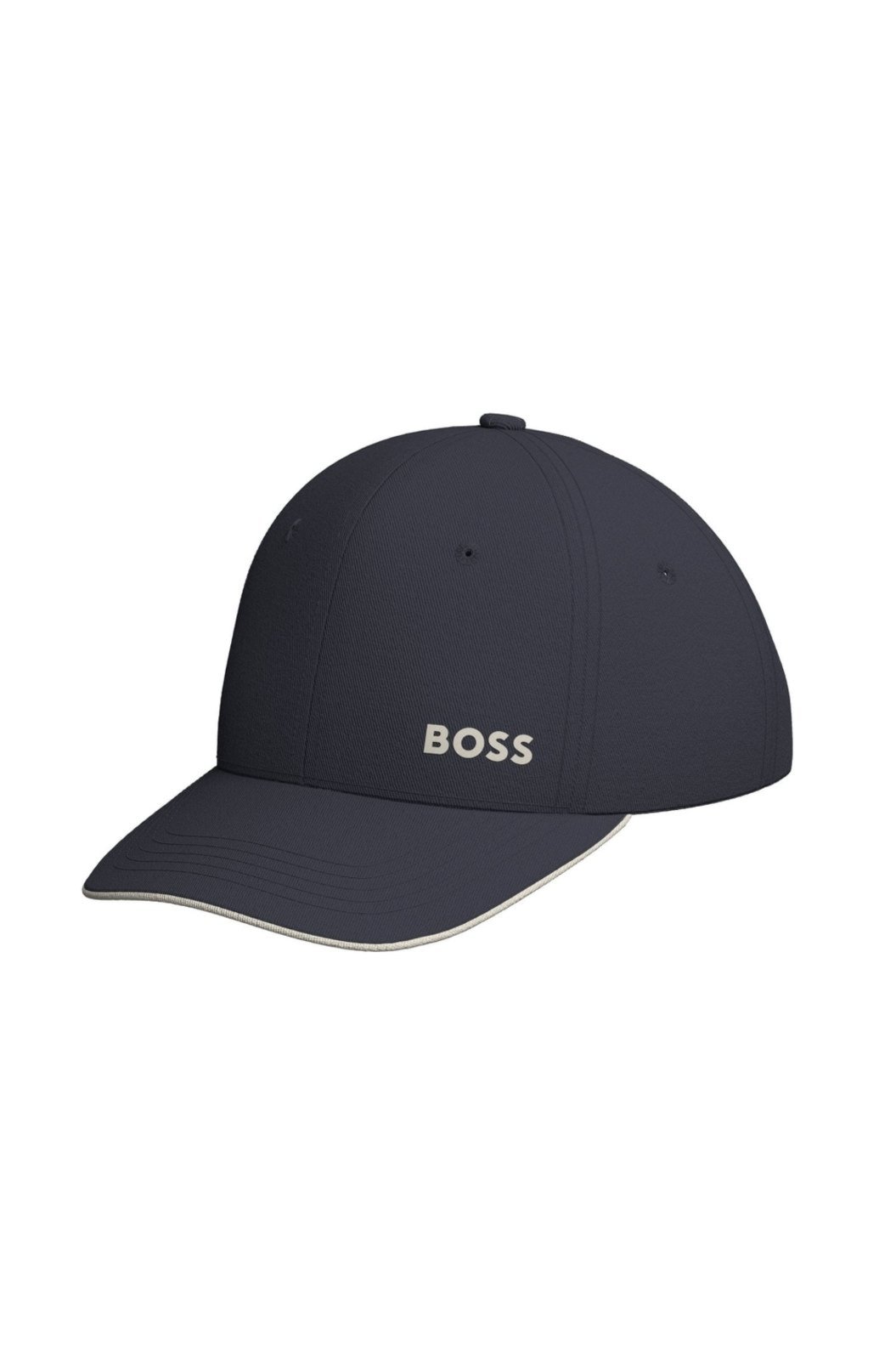 Boné Em Sarja De Algodão Com Logo Impresso