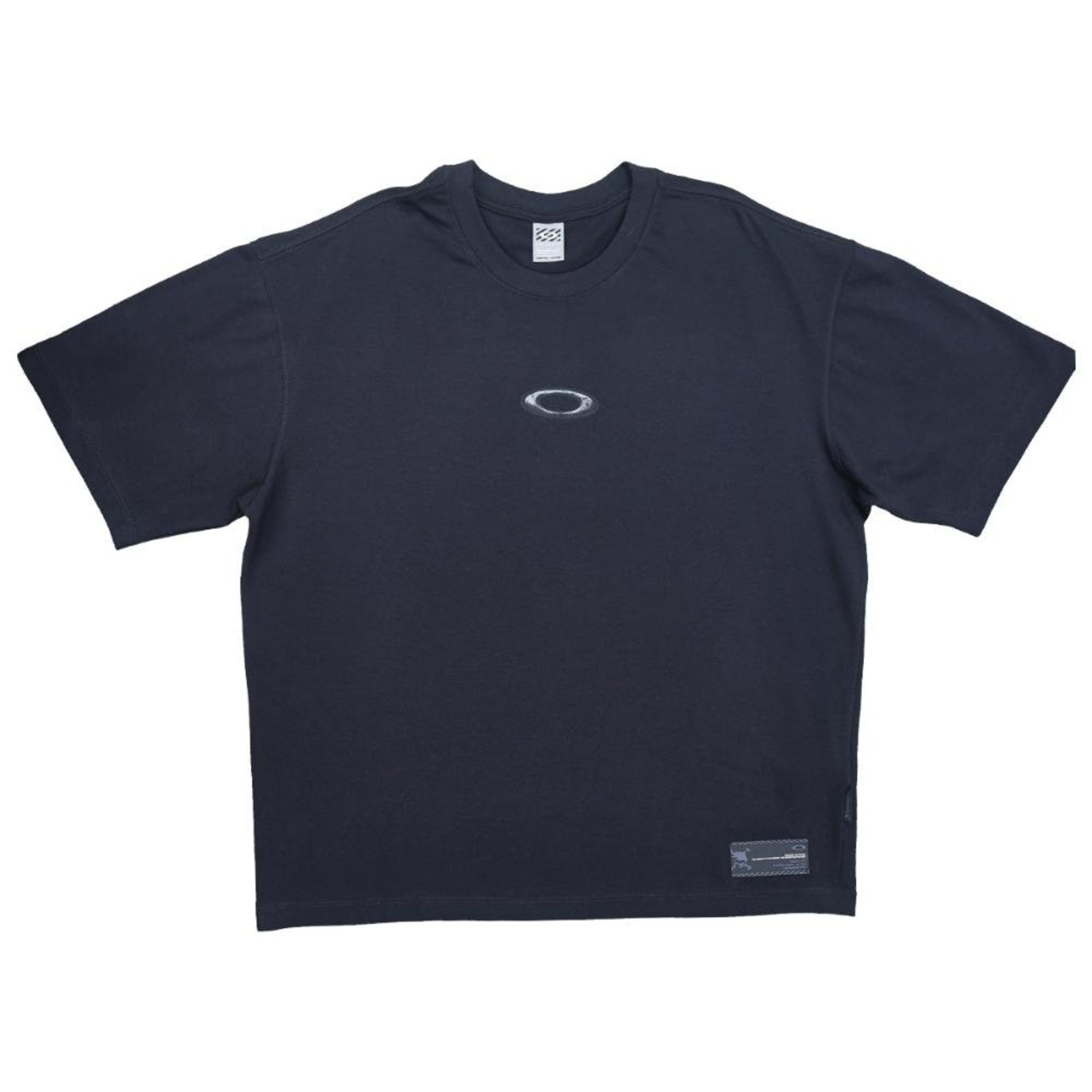 Camiseta Oakley Teeth Footprint SS Tee Blackout - Blackout - G Preto
