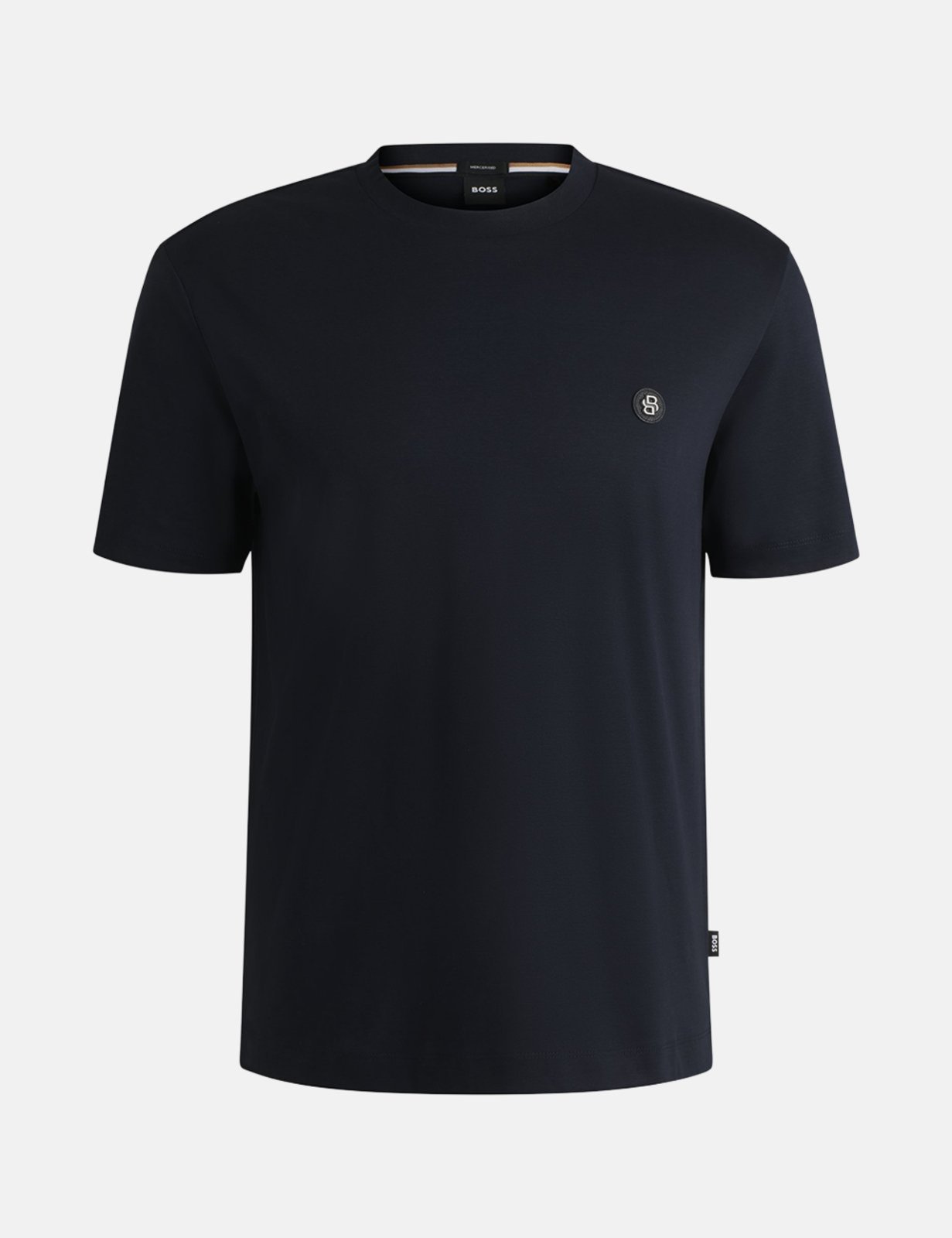 Camiseta Hugo Boss Masculina Regular Mercerised C-Taut 01 404/406 Azul Marinho