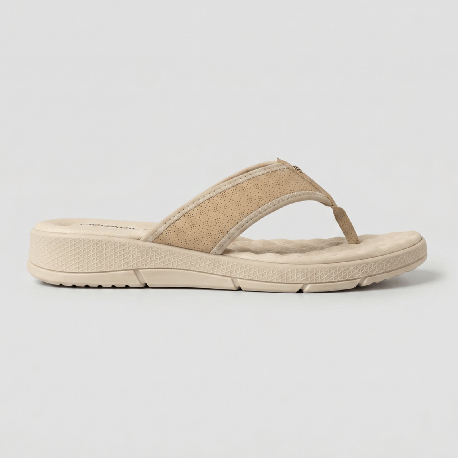 Chinelo Esporão Salto Médio Brule com Marfim