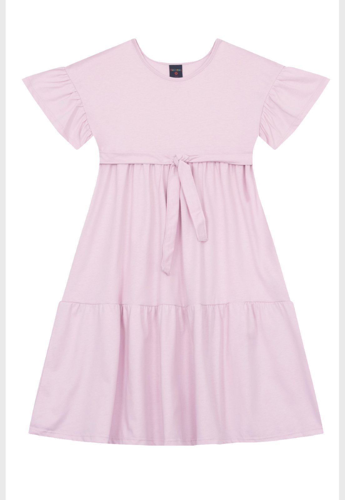Infantil - Vestido em Algodão com Babados Guloseima Roxo