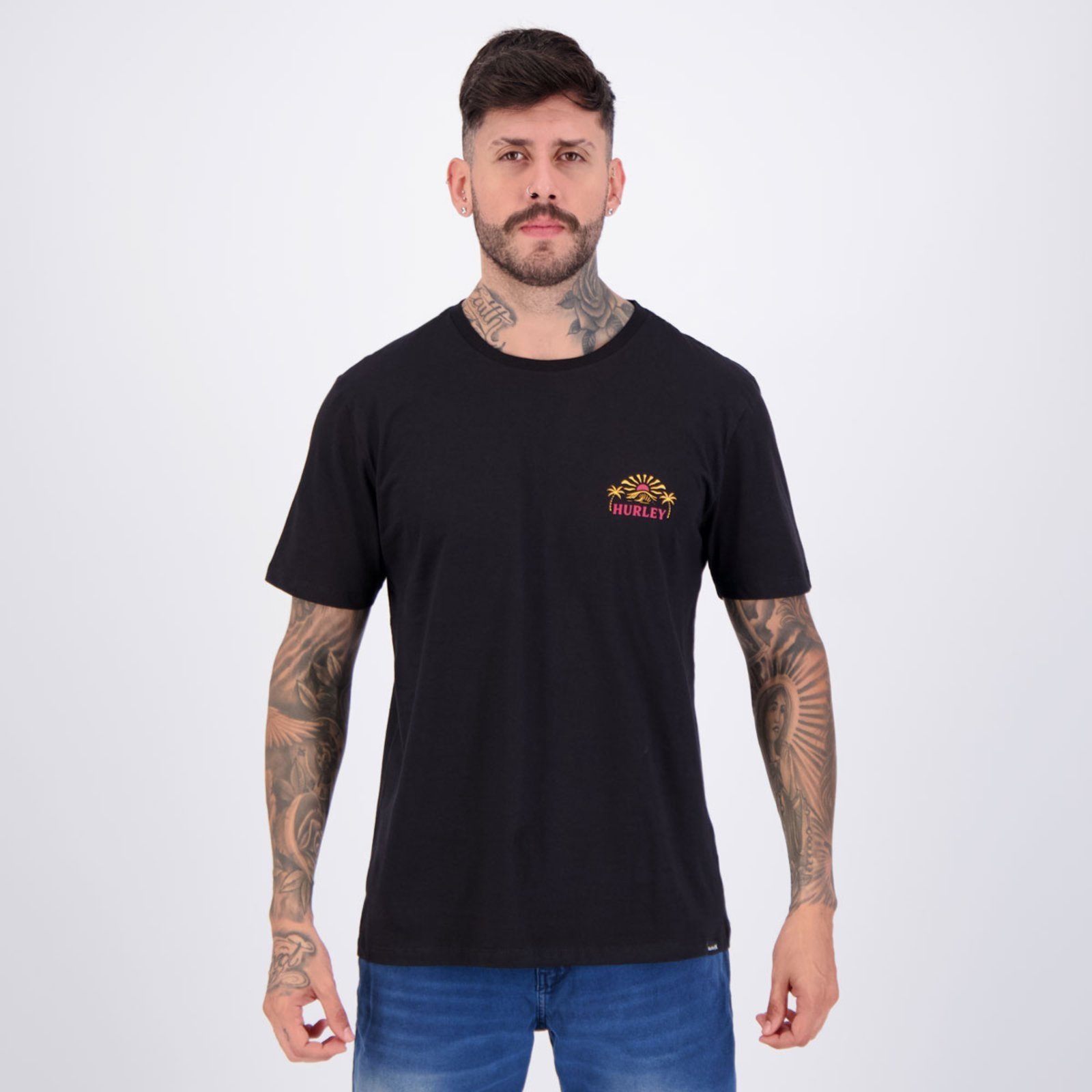 Camiseta Hurley The Stoke Preta