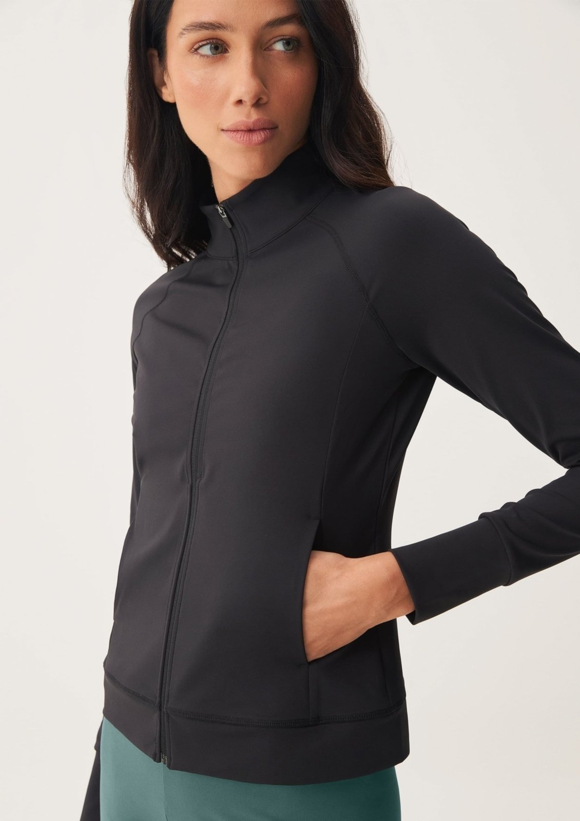 Vista 3 Jaqueta Esportiva Feminina Alta Performance Hering HERING SPORTS preto HERING SPORTS preto