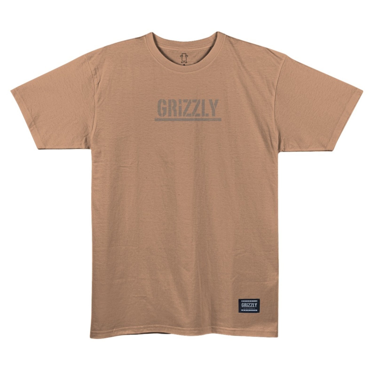 Camiseta Grizzly Og Stamp Tee - KHAKI