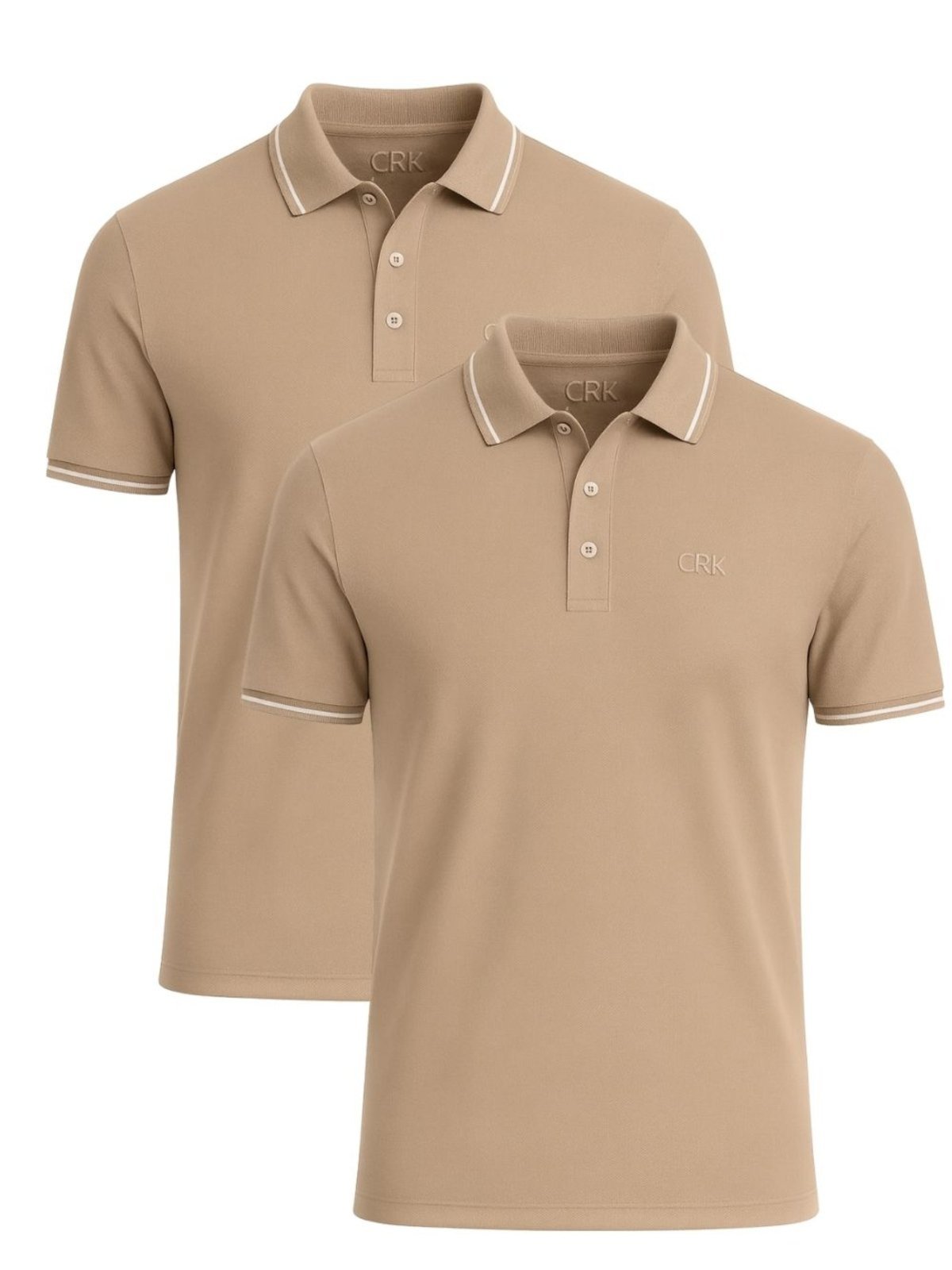 Kit 2 Camisas Polo Masculina Básica Crocker – 50727