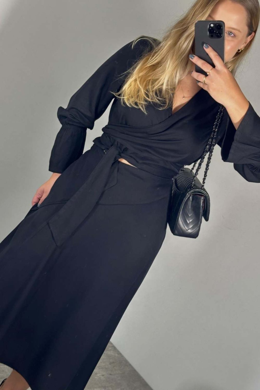 Blusa Vanibele Cropped Preto