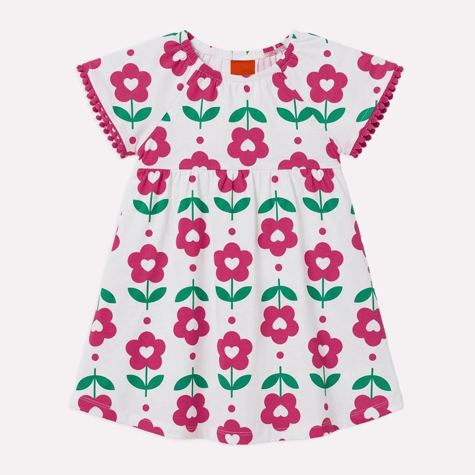 Infantil - Vestido Menina Flores Kyly