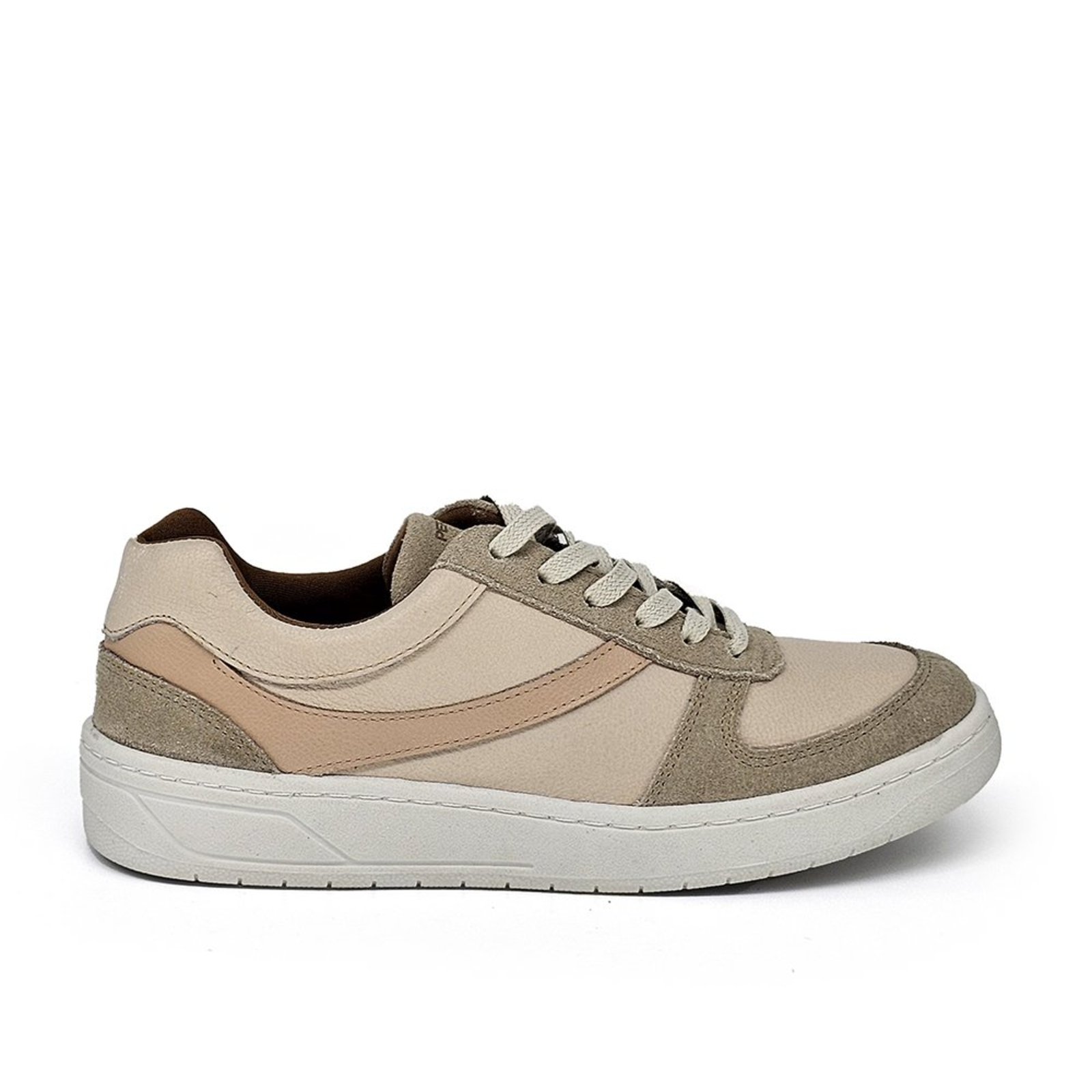 SAR007 TENIS AMARRAR SARA - COURO CAM MARFIM/CFT OFF.W/CFT ROSE
