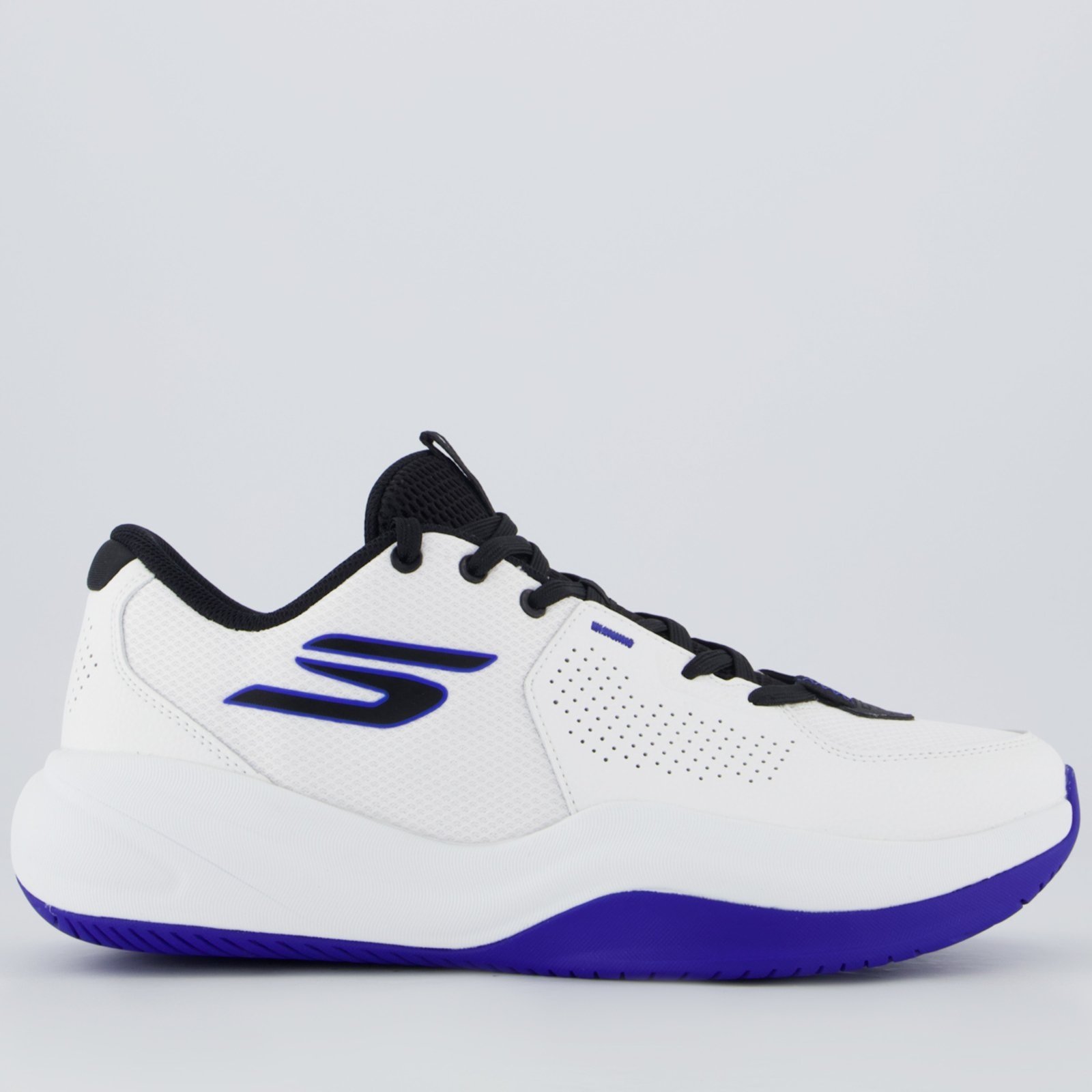 Tênis Skechers SKX League Branco e Azul